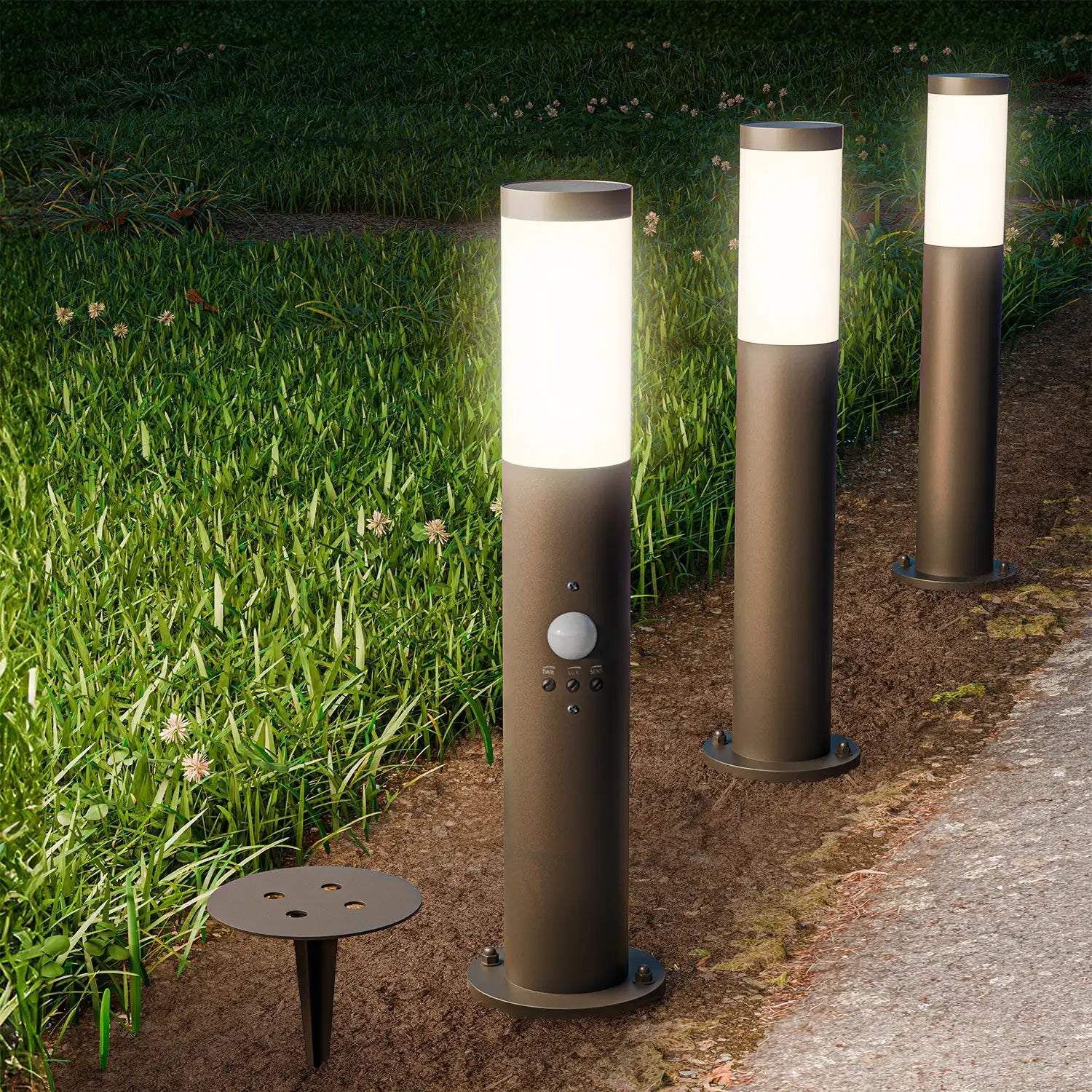 Wegeleuchte PAVO mit Sensor - MATO