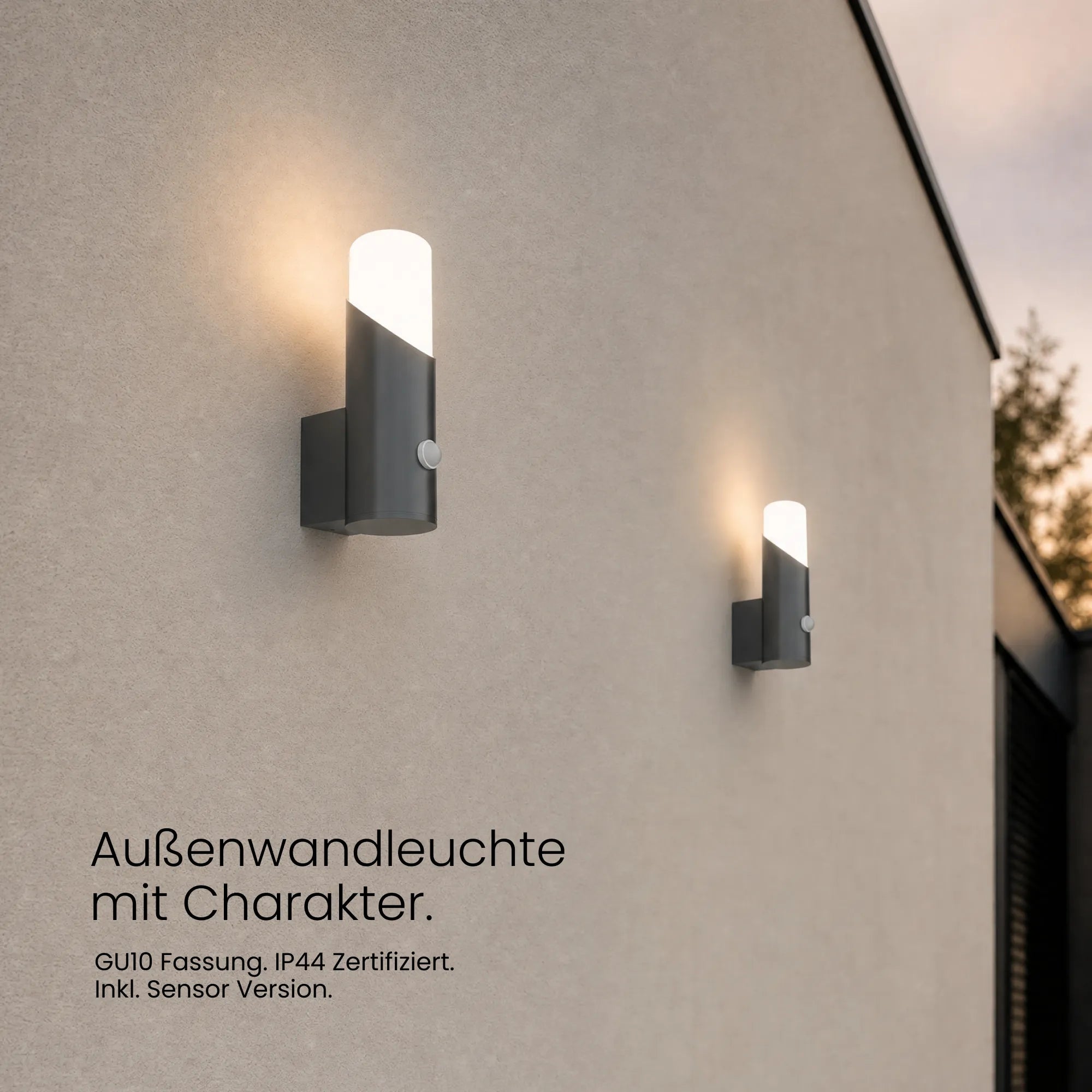 Wandleuchte LIVOR mit Sensor