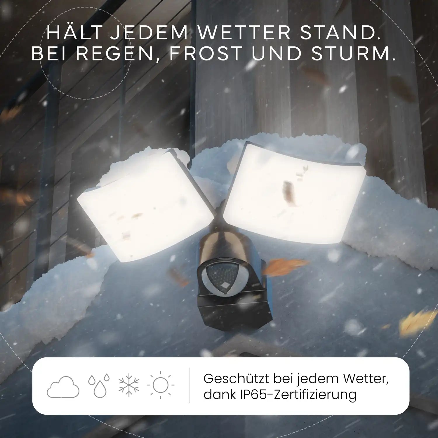Wandleuchte LUMAX DUO mit Sensor