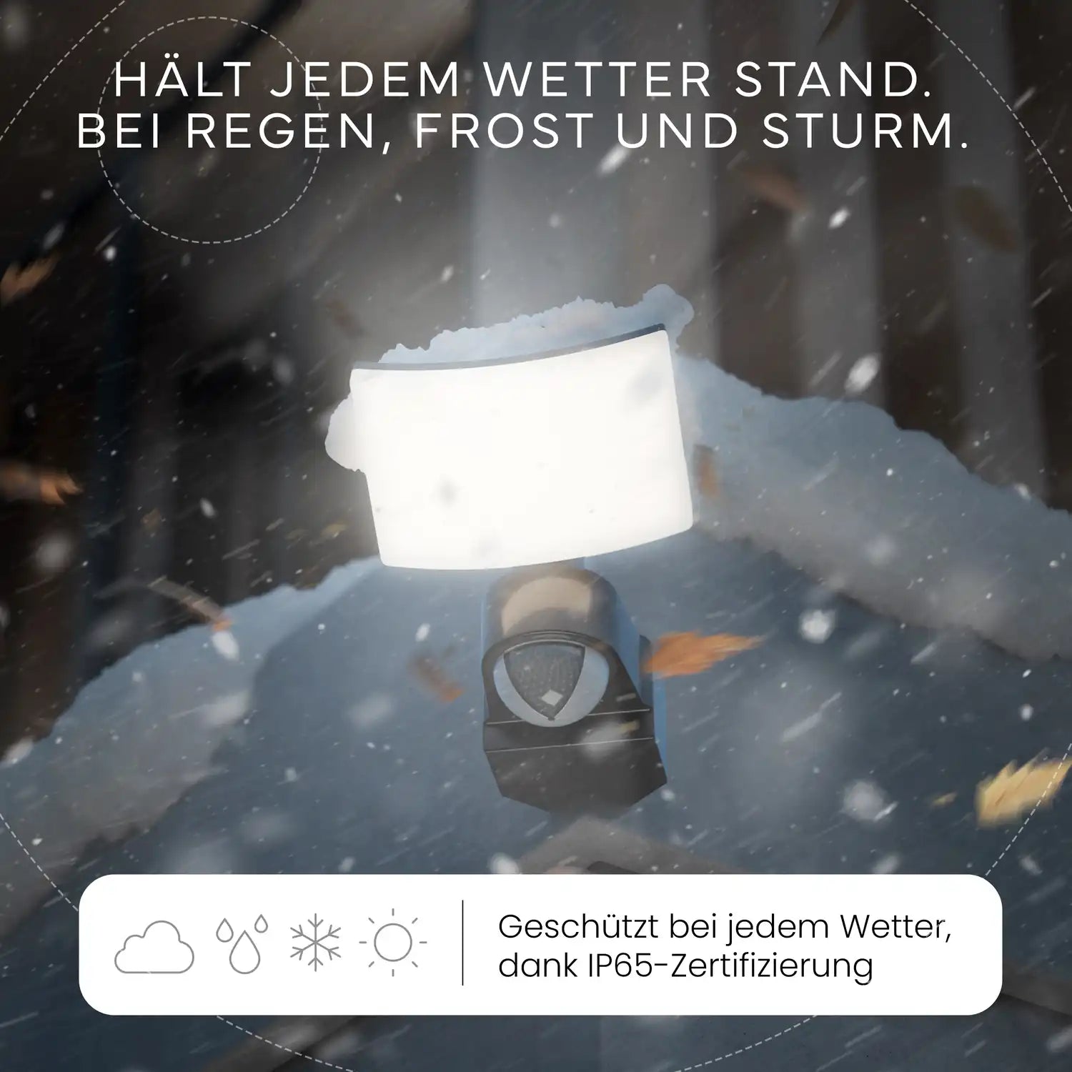 Wandleuchte LUMAX mit Sensor