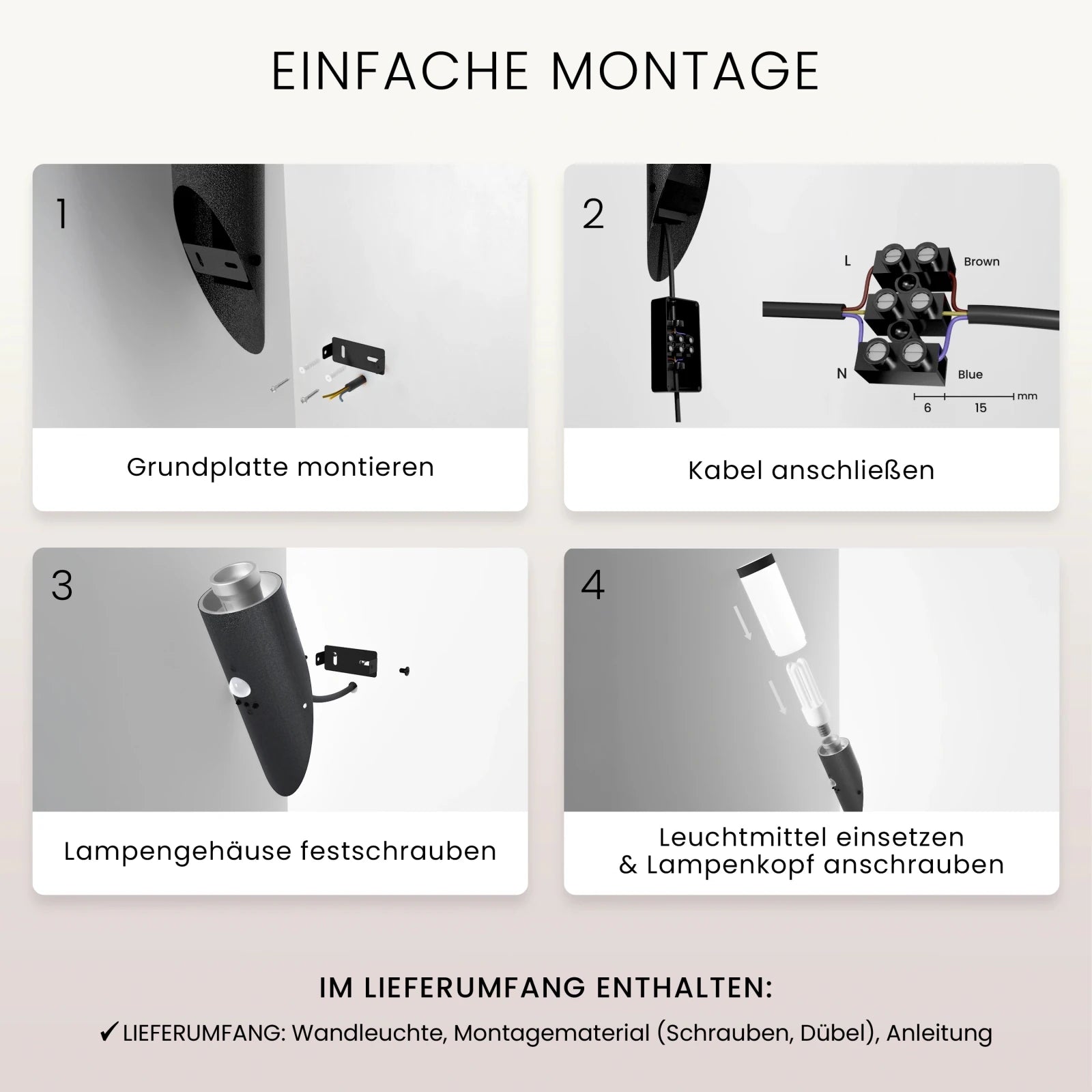 Wandleuchte WAVO mit Sensor - MATO