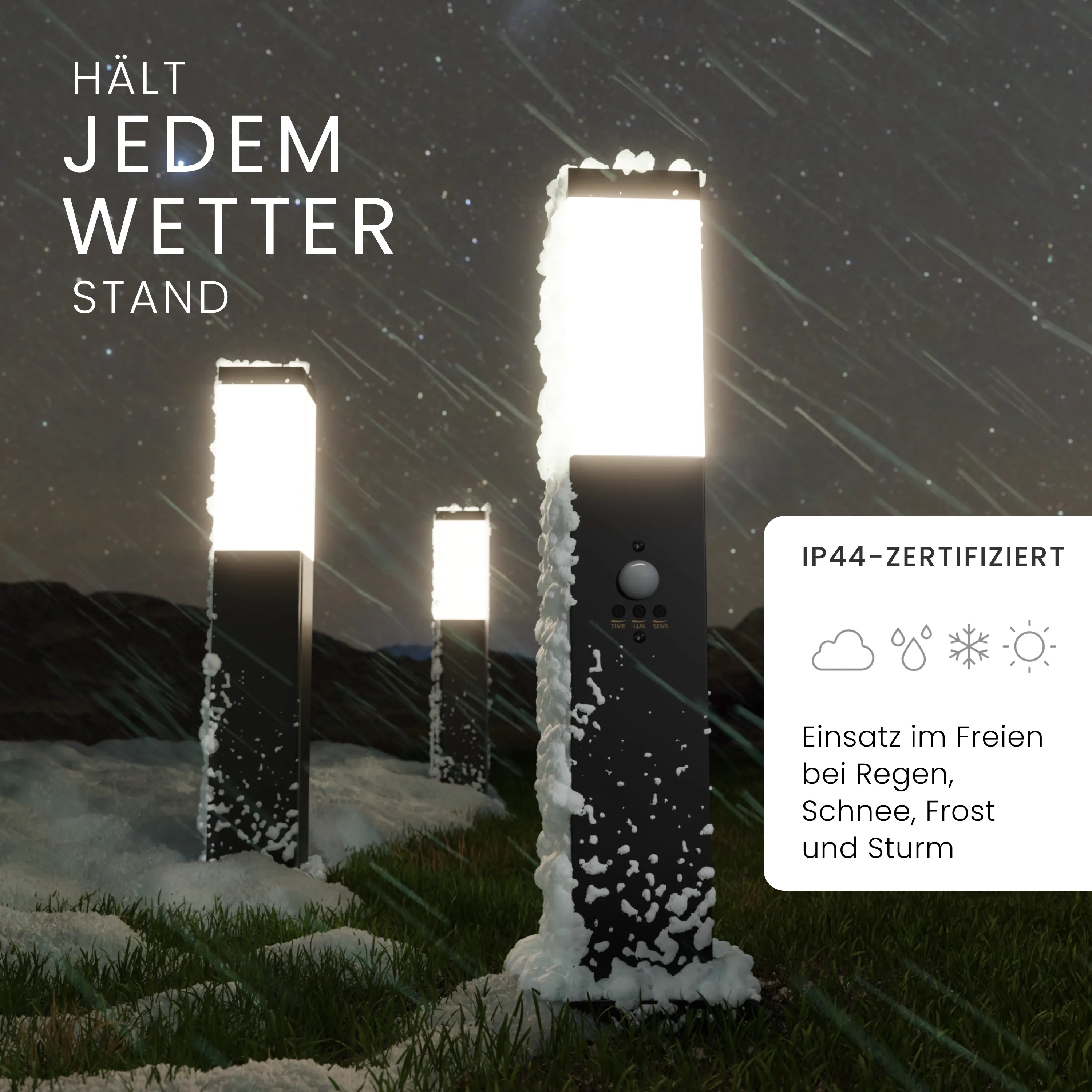 Wegeleuchte TAVO mit Sensor