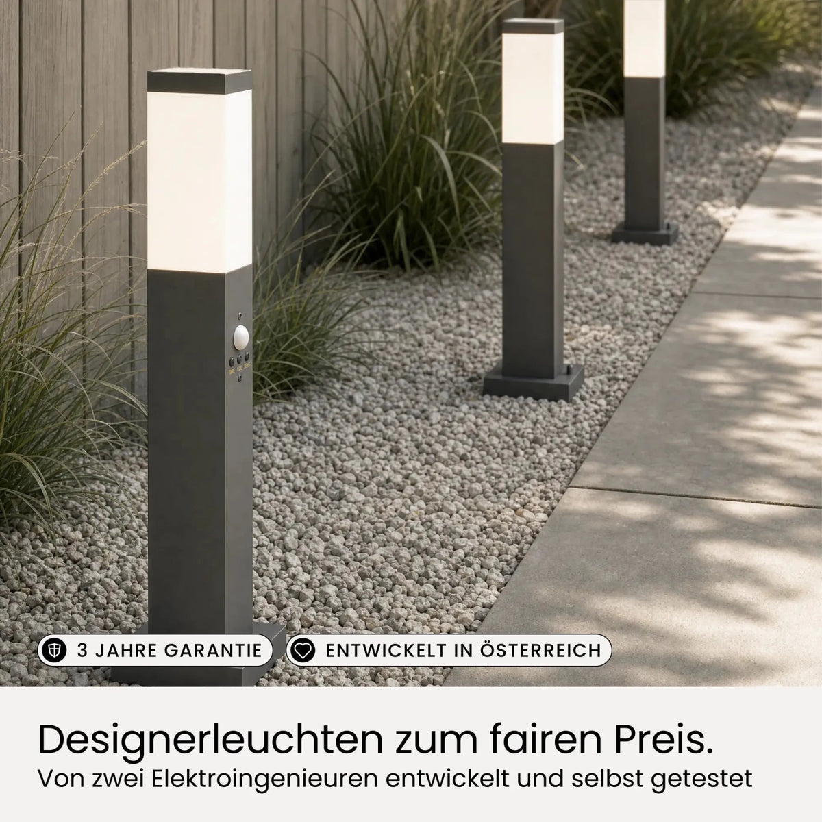 Wegeleuchte TAVO mit Sensor - MATO