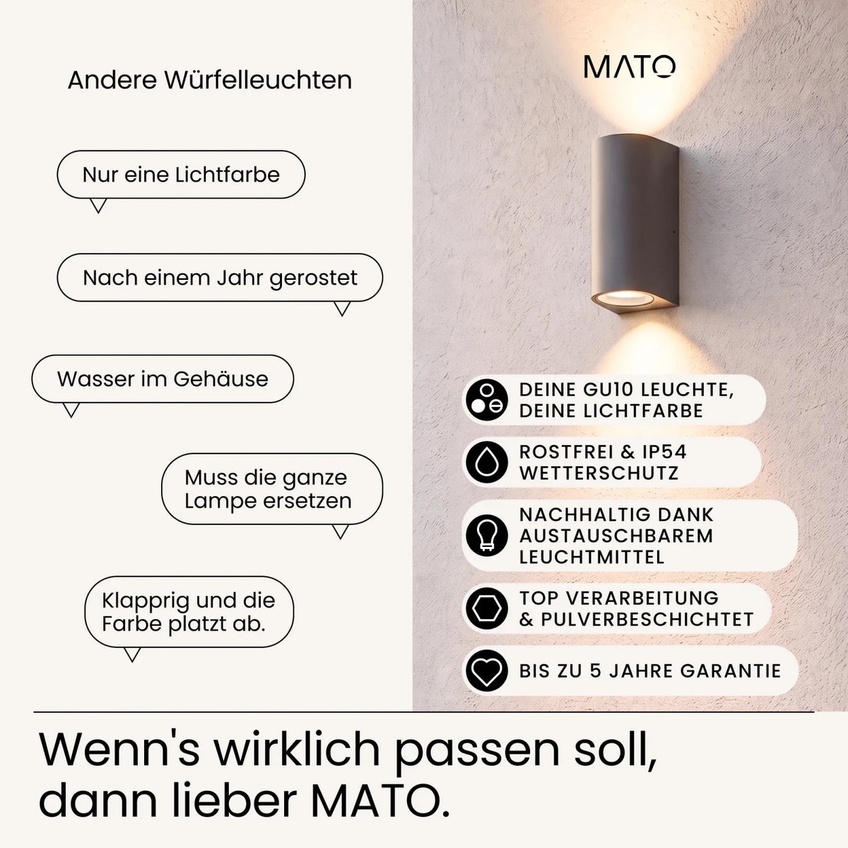 Wandleuchte VAYA DUO - MATO