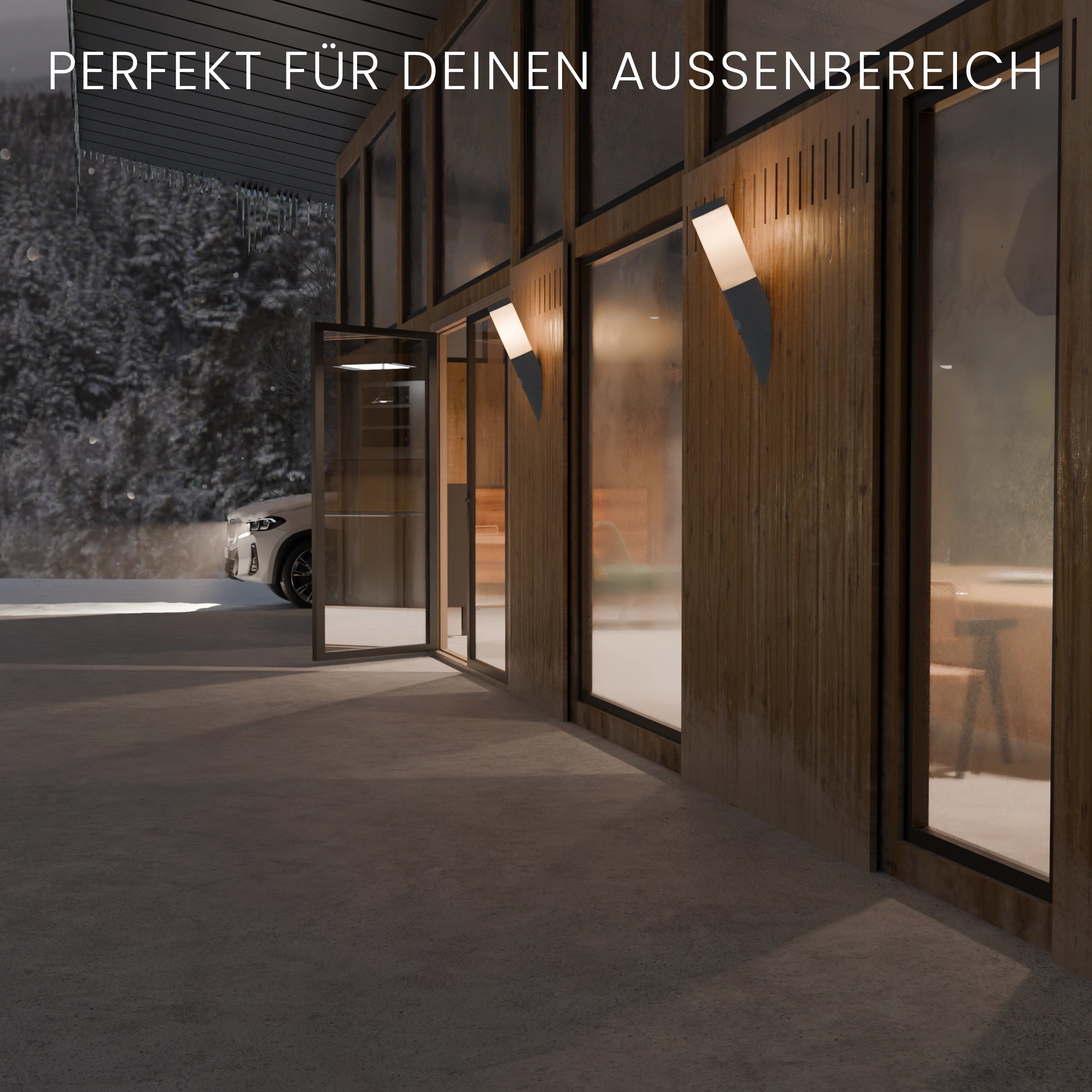 Wandleuchte WAVO mit Sensor