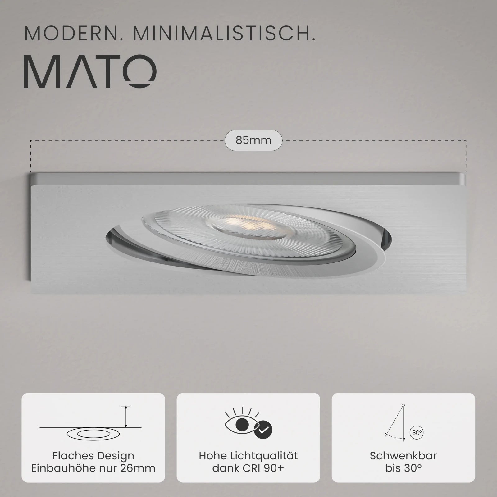 Einbaustrahler TEO - MATO