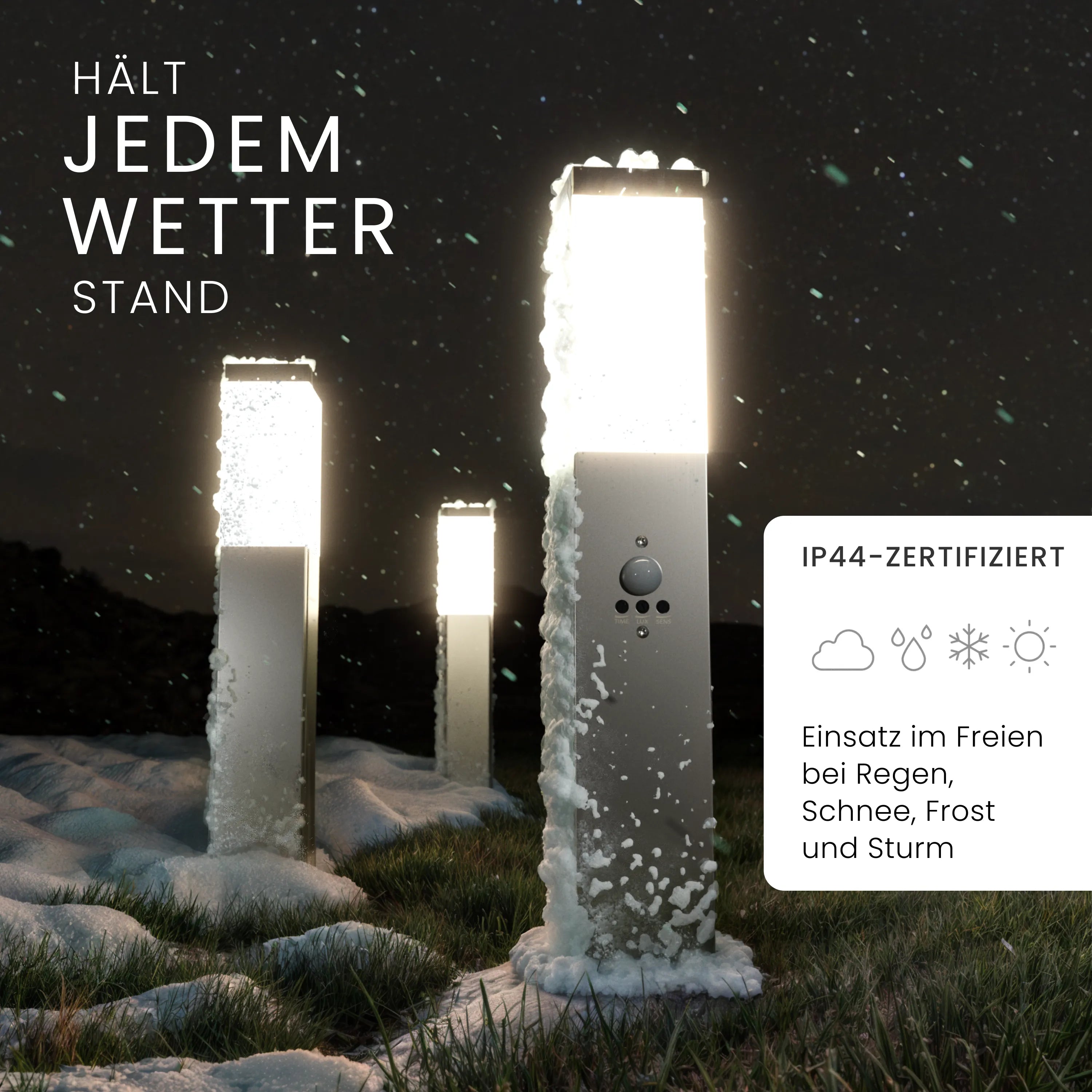 Wegeleuchte TAVO mit Sensor