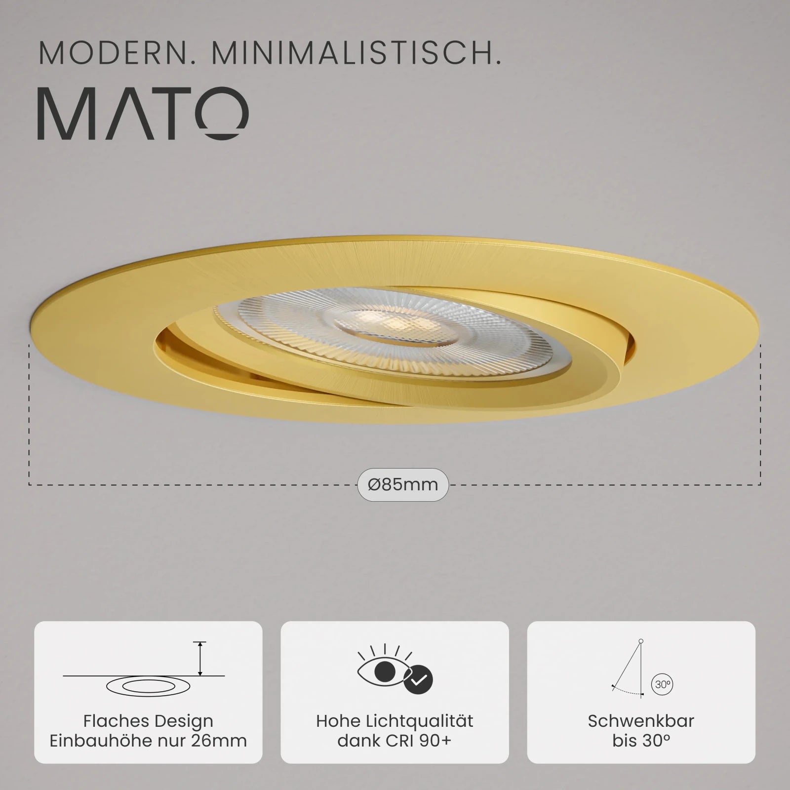 Einbaustrahler NUO - MATO