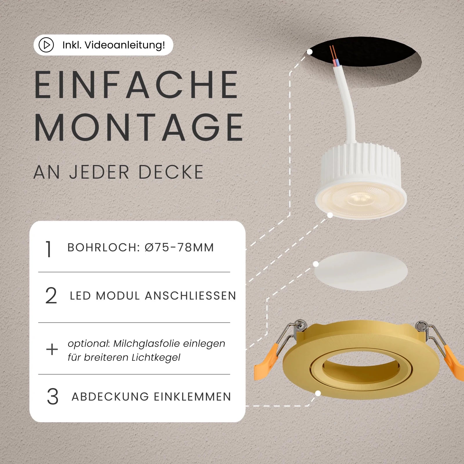 Einbaustrahler NUO - MATO