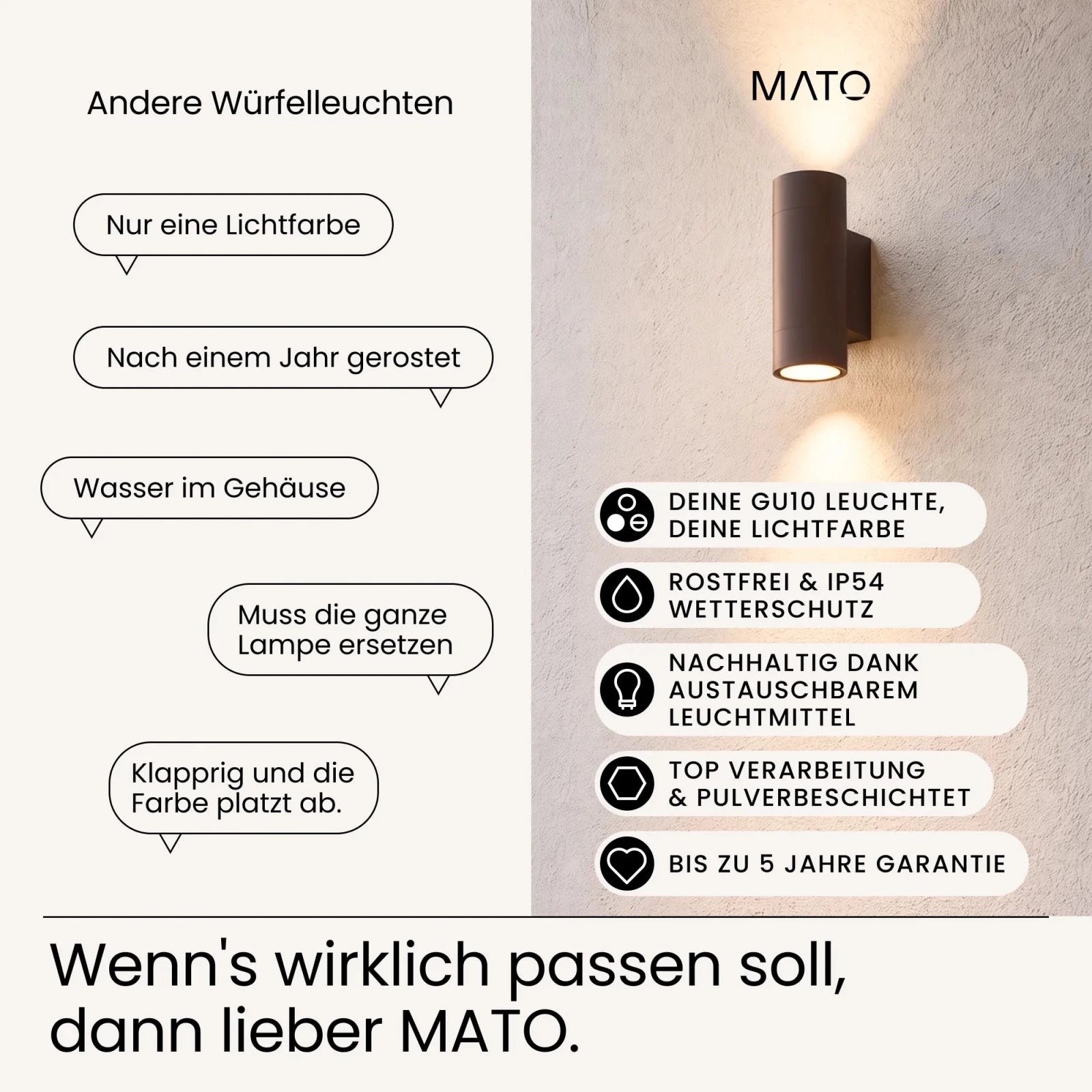 Wandleuchte ROYA DUO - MATO