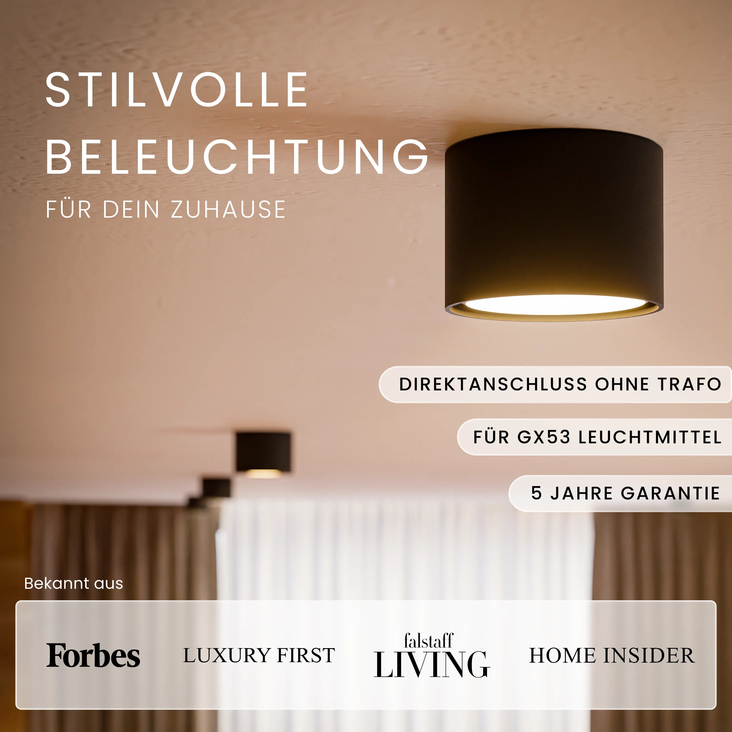 Aufbauspot EVA, GX53