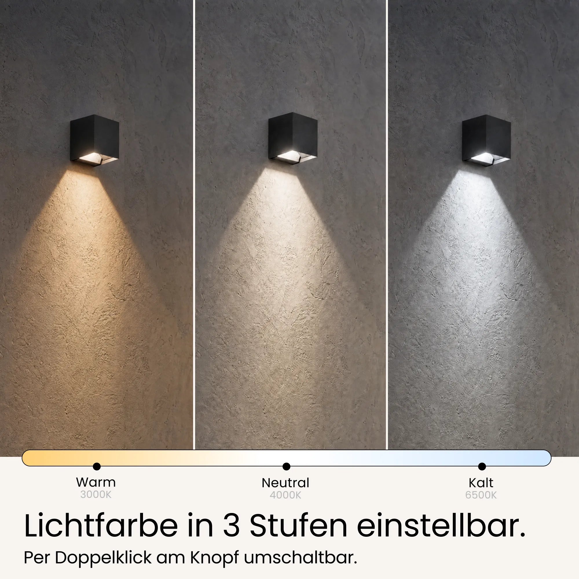 Solar Wandleuchte HELIO