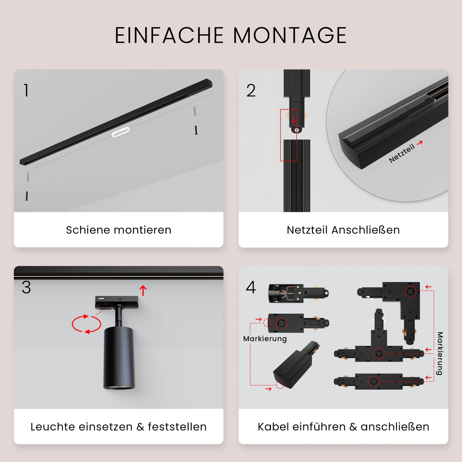 Schienensystem Set 11
