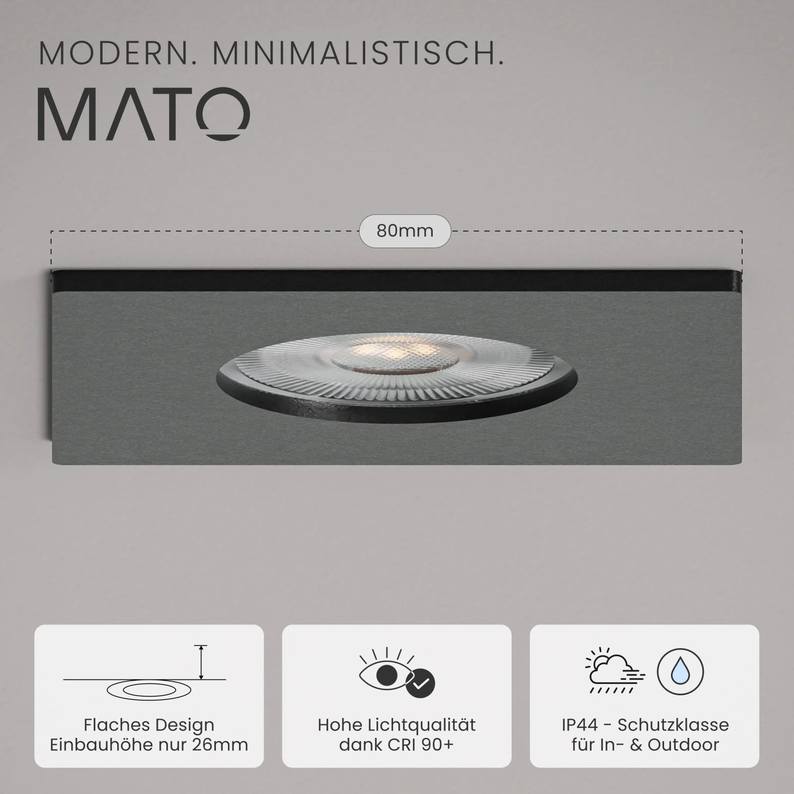 Einbaustrahler TEA - MATO