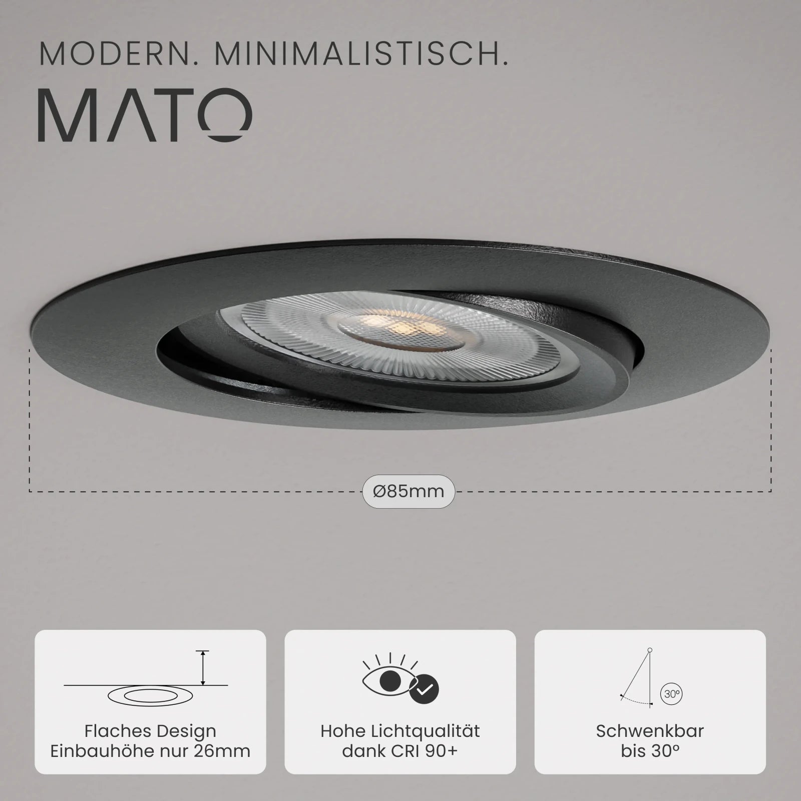 Einbaustrahler NUO - MATO