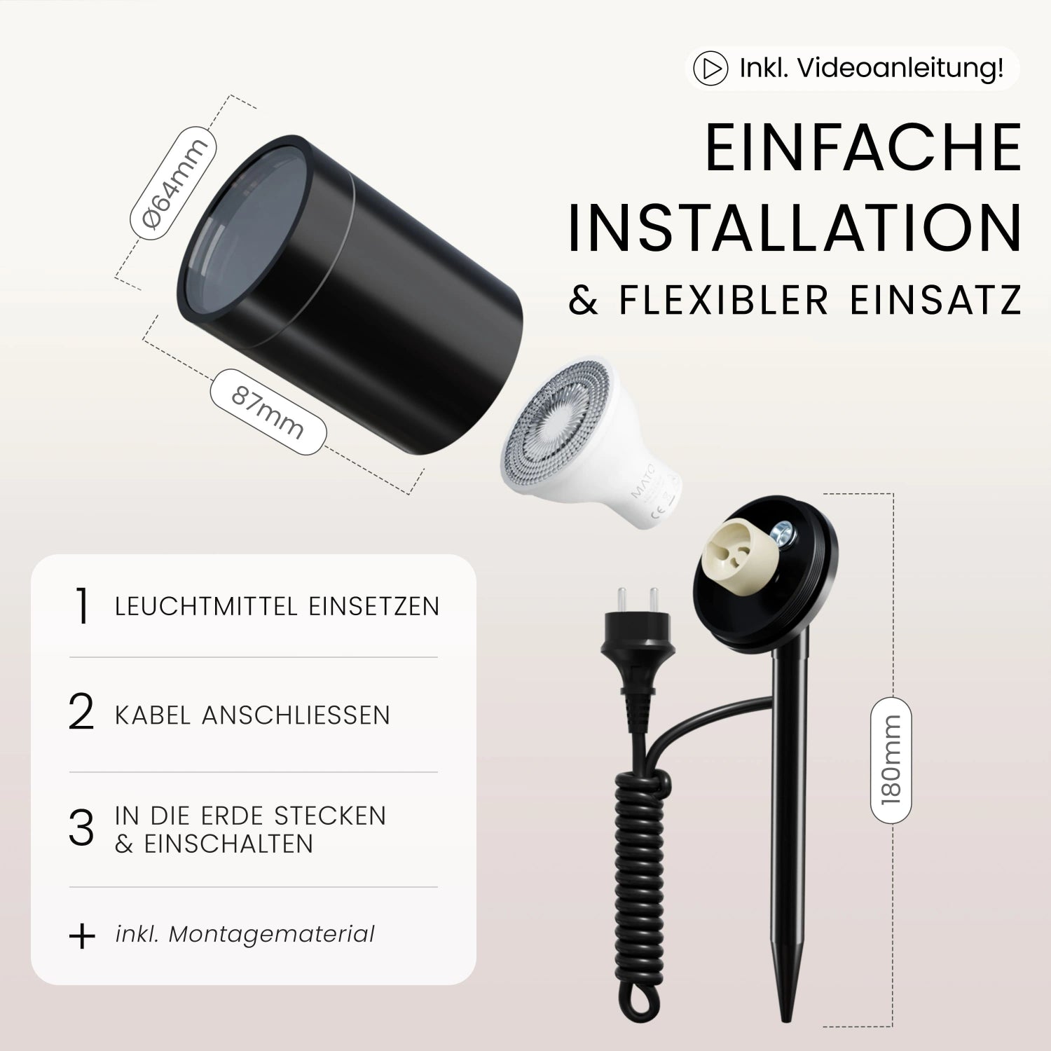 Gartenstrahler SPOTI