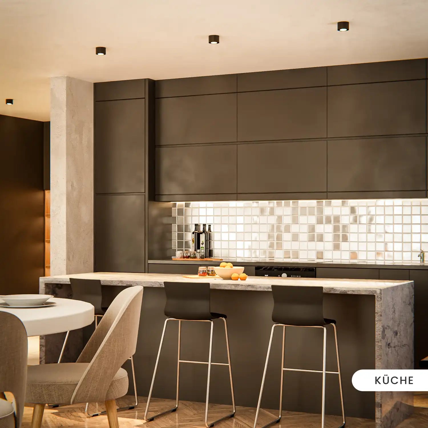 Aufbauspot OVA, ohne Leuchtmittel