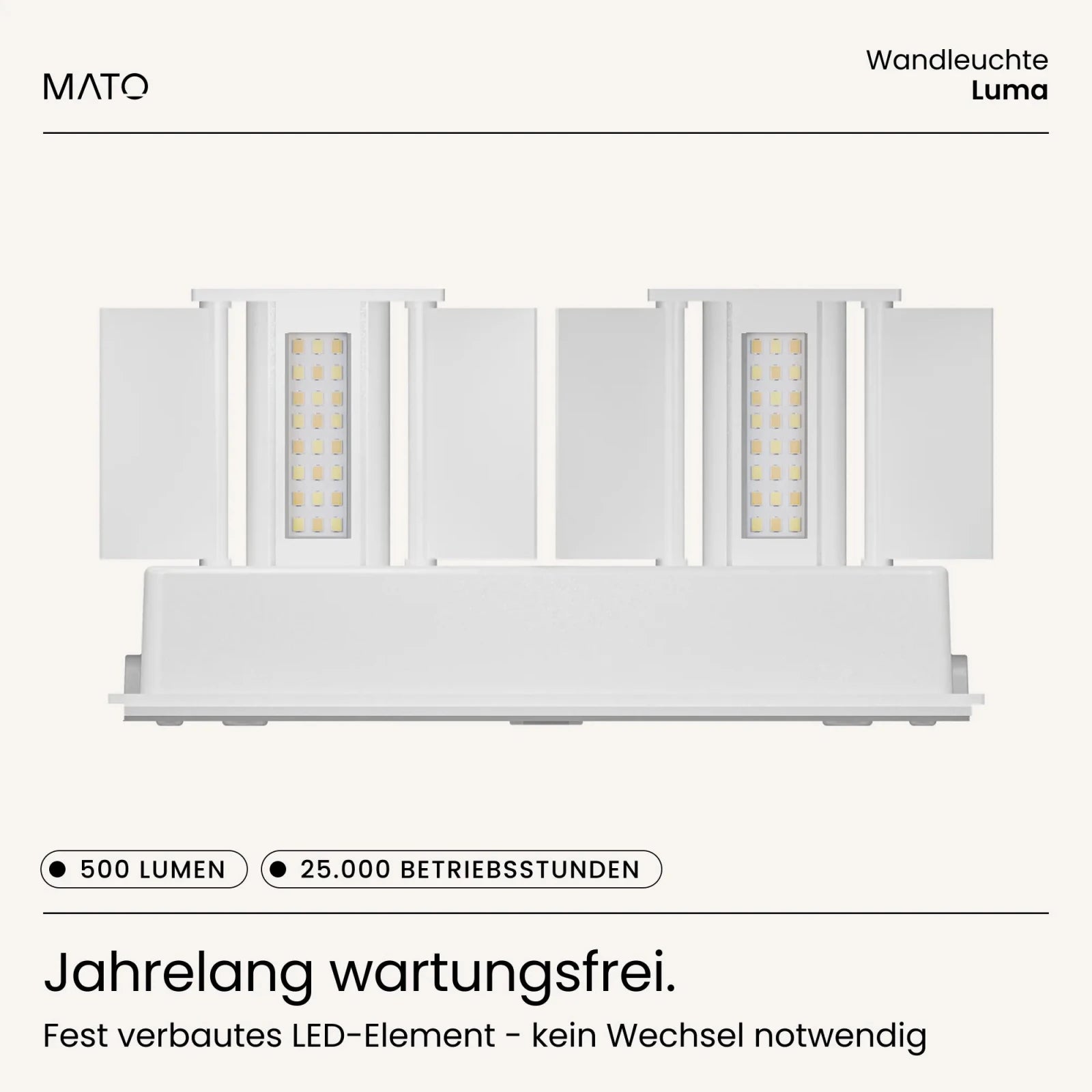 Wandleuchte LUMA DUO - MATO