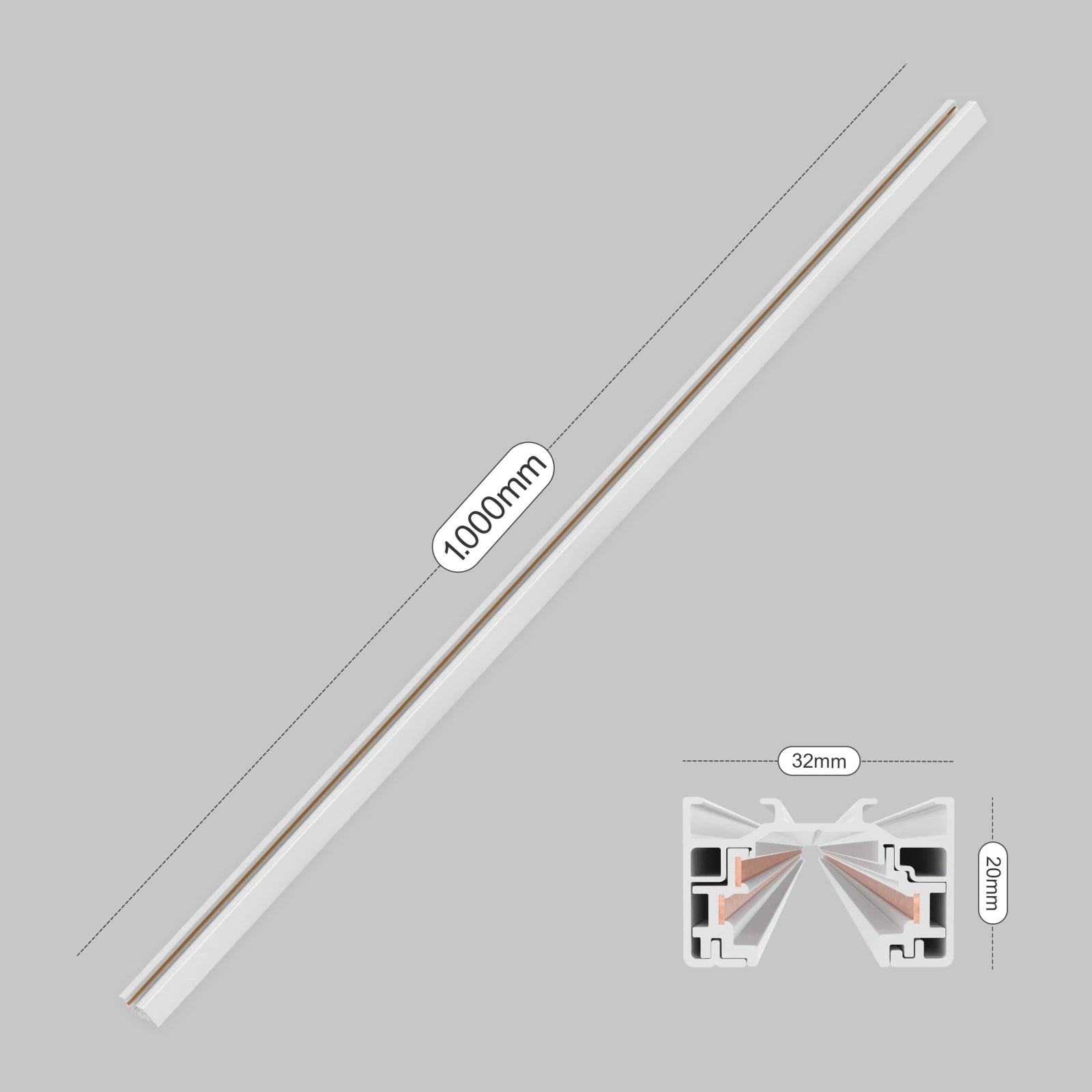 Stromschiene 1m - MATO