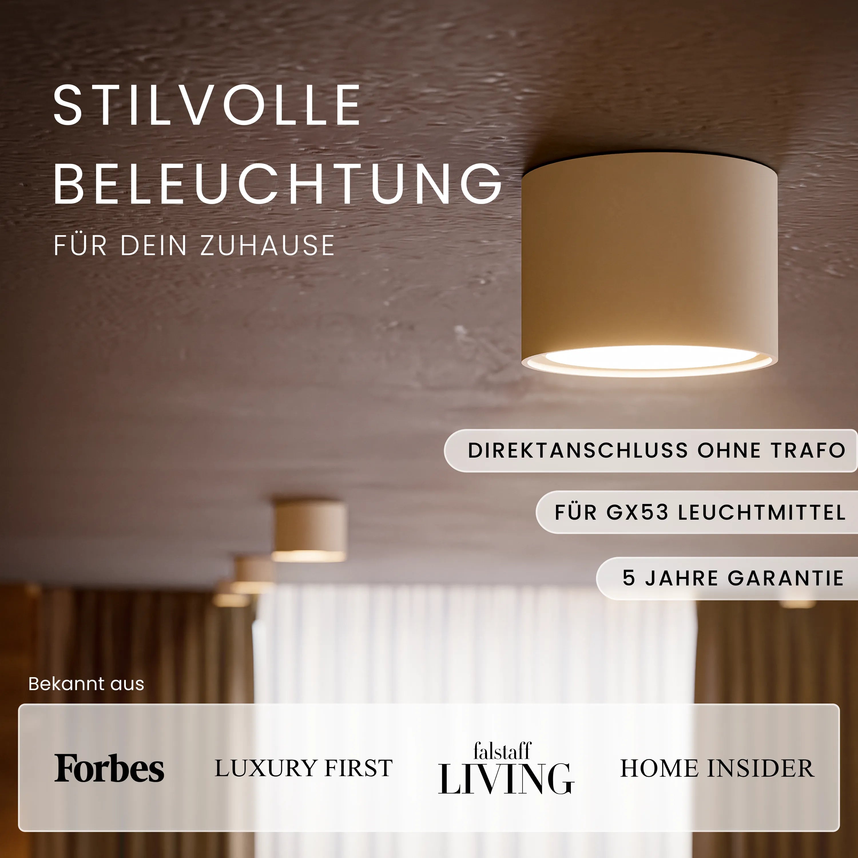 Aufbauspot EVA, GX53