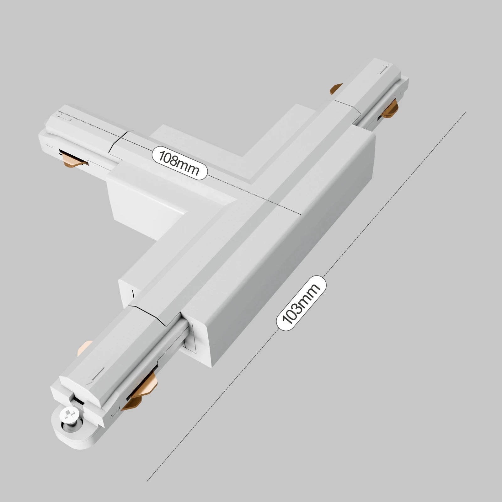 Schienensystem T - Verbinder/Einspeisung - MATO