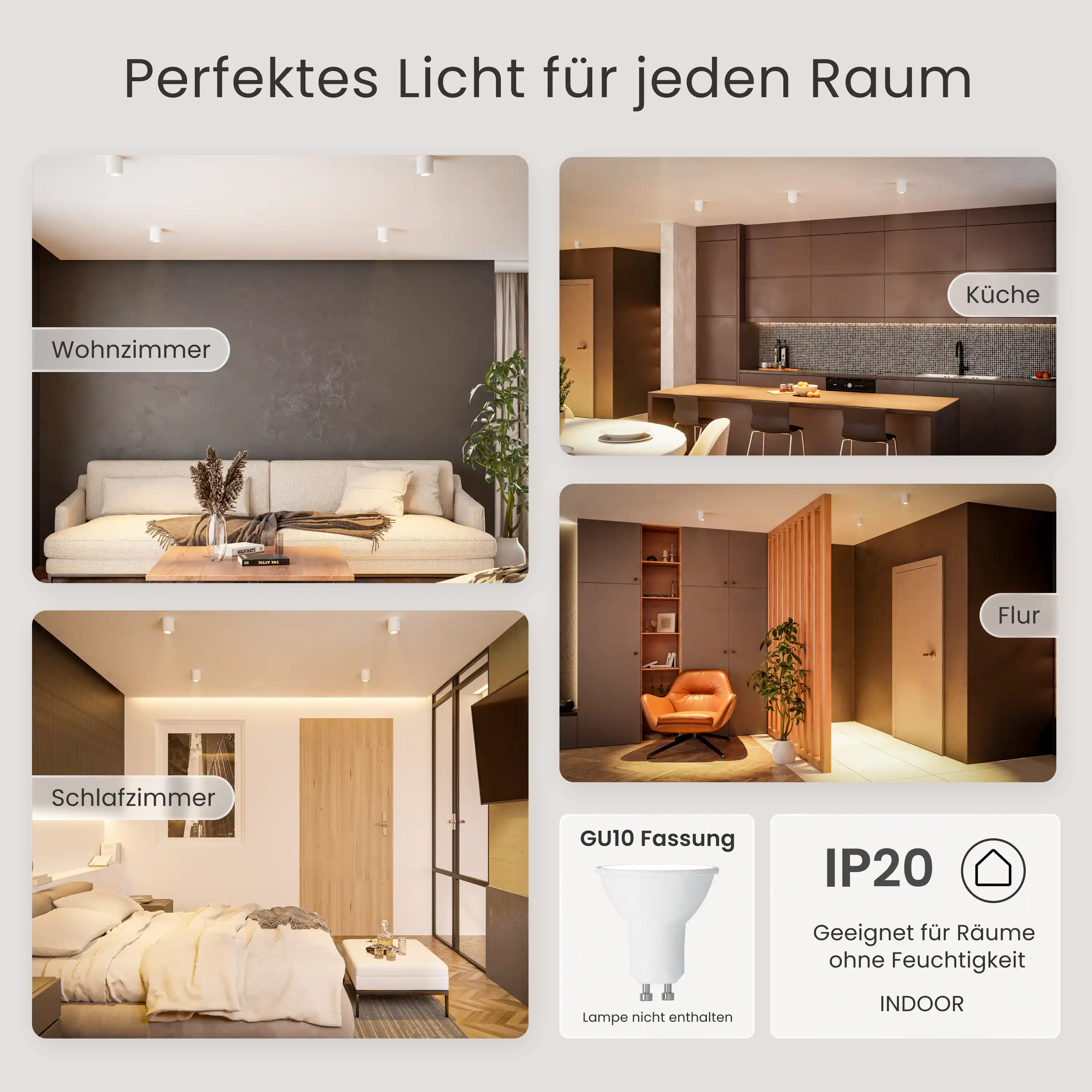 Aufbauspot VIA, GU10