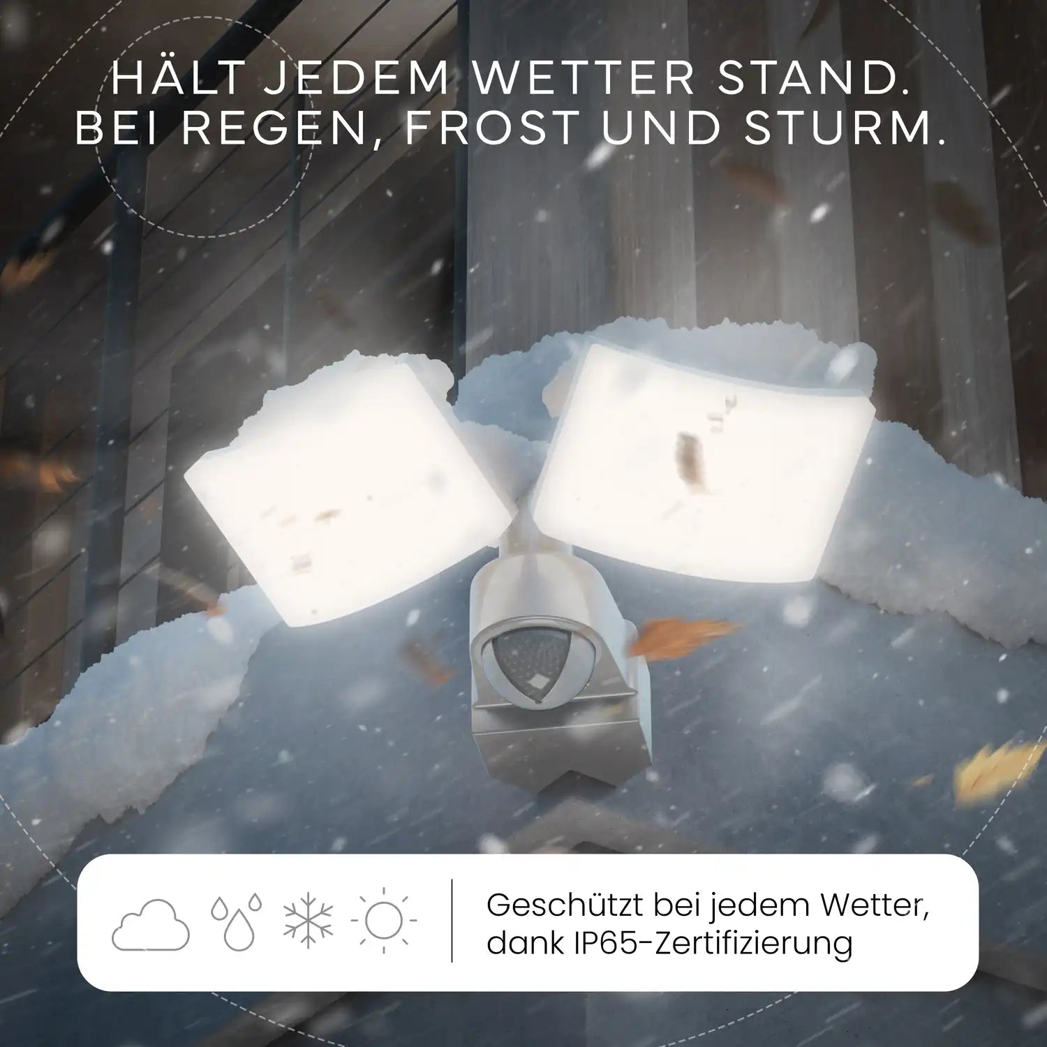 Wandleuchte LUMAX DUO mit Sensor