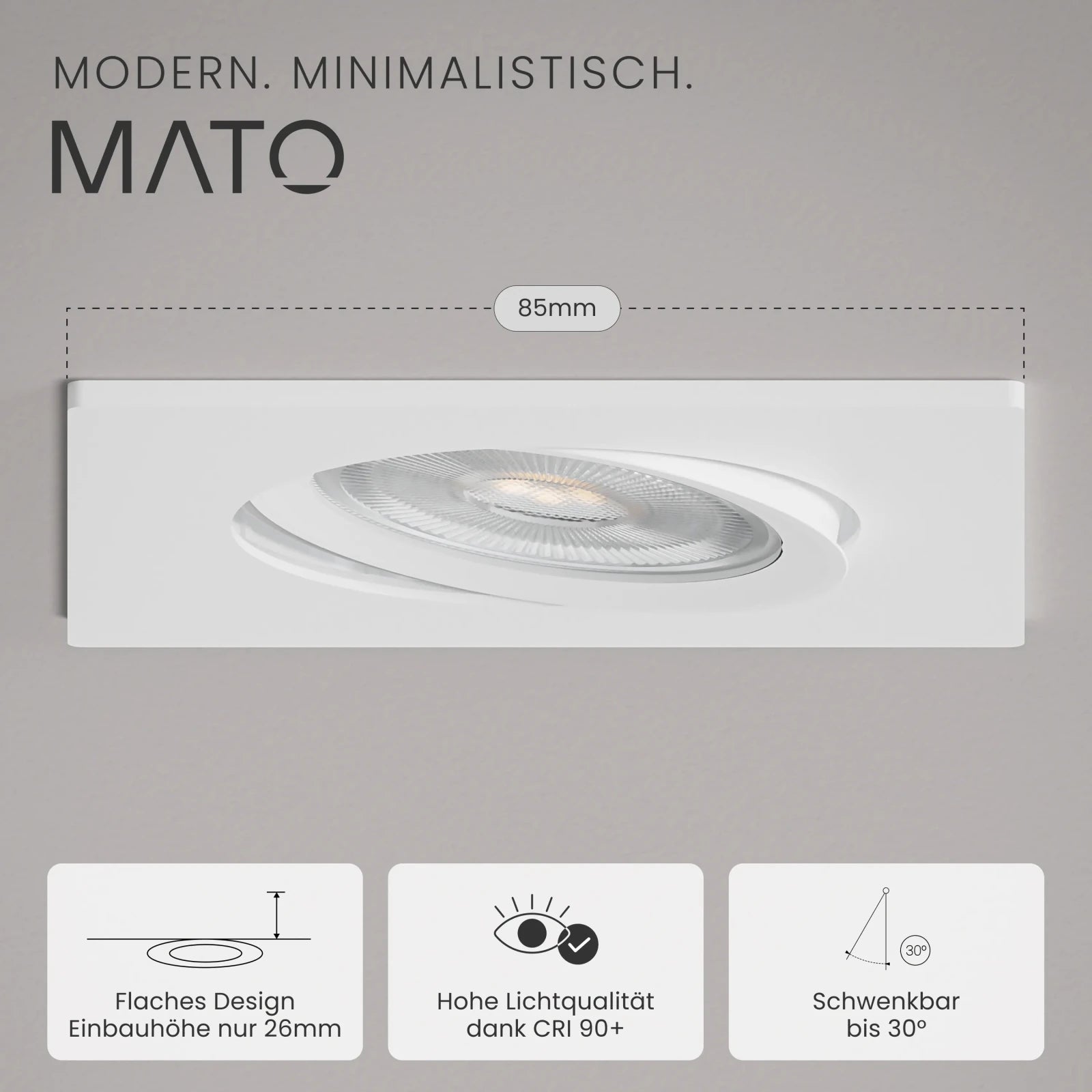 Einbaustrahler TEO - MATO