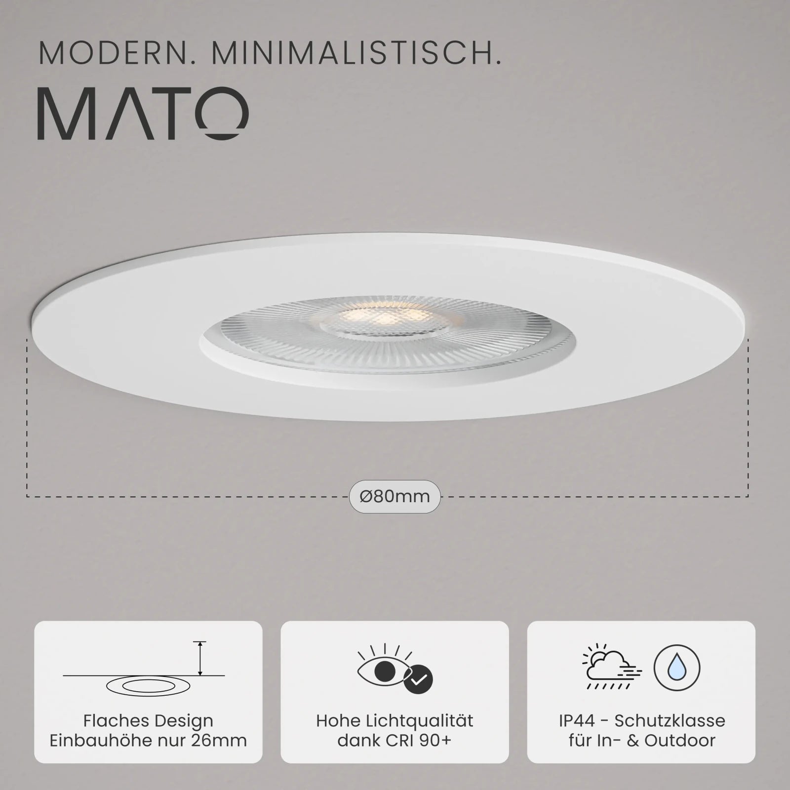Einbaustrahler NUA - MATO