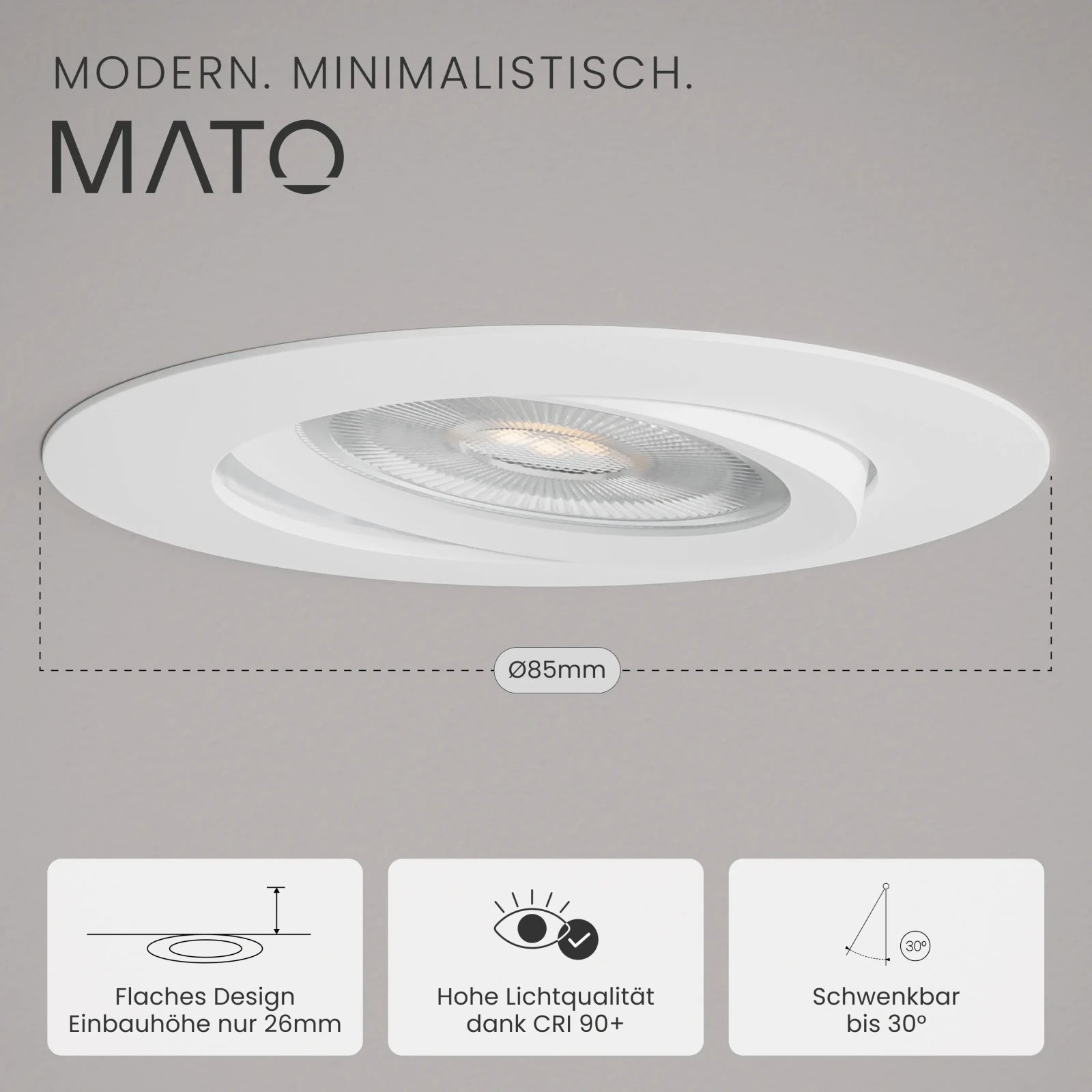 Einbaustrahler NUO - MATO