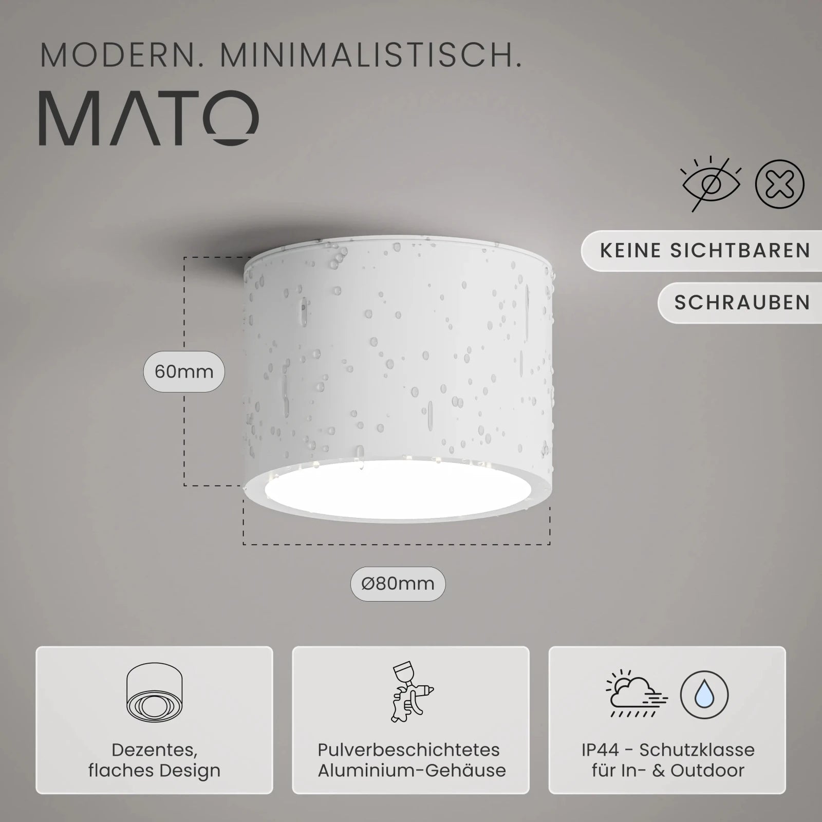 Aufbauspot IVA, GX53 - MATO