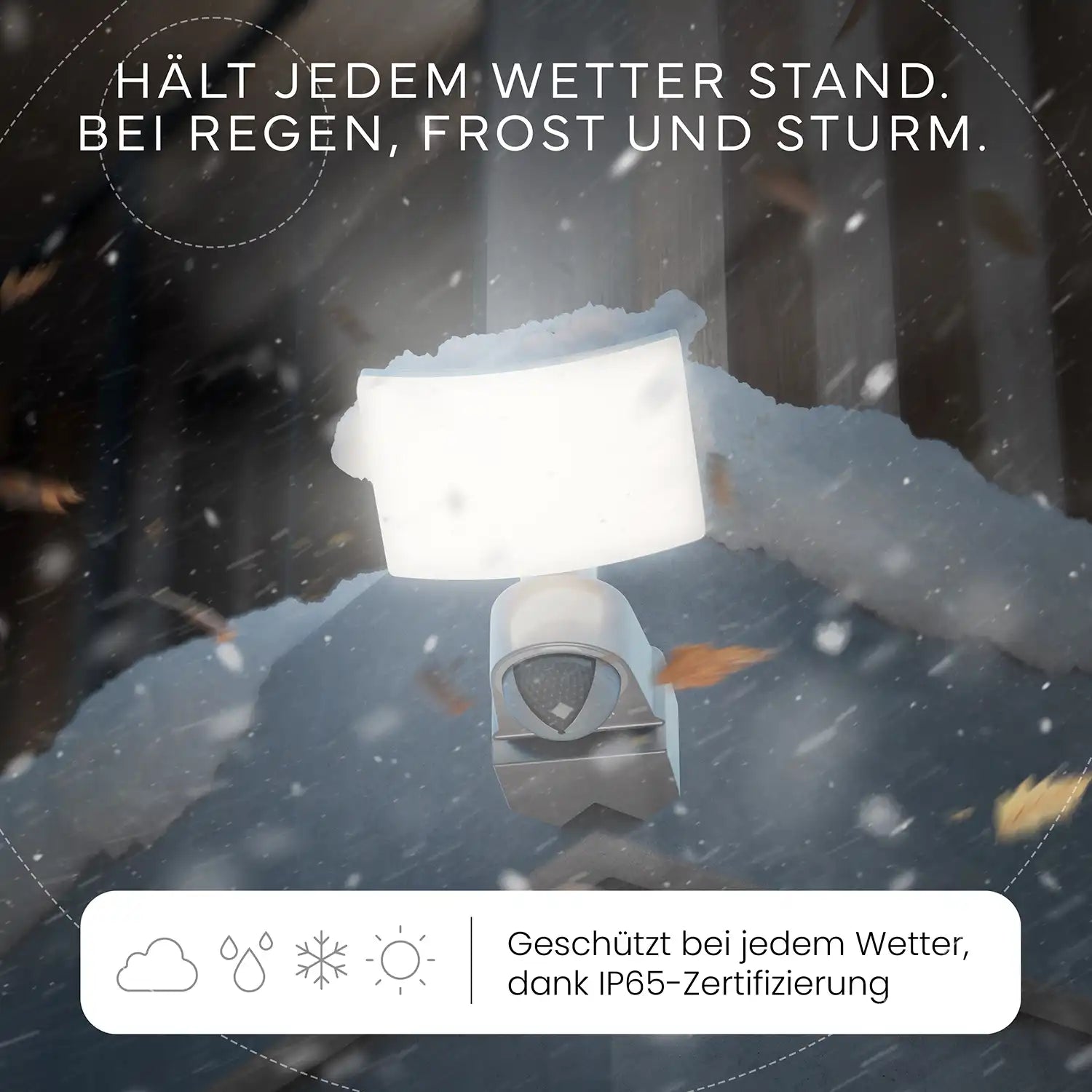 Wandleuchte LUMAX mit Sensor