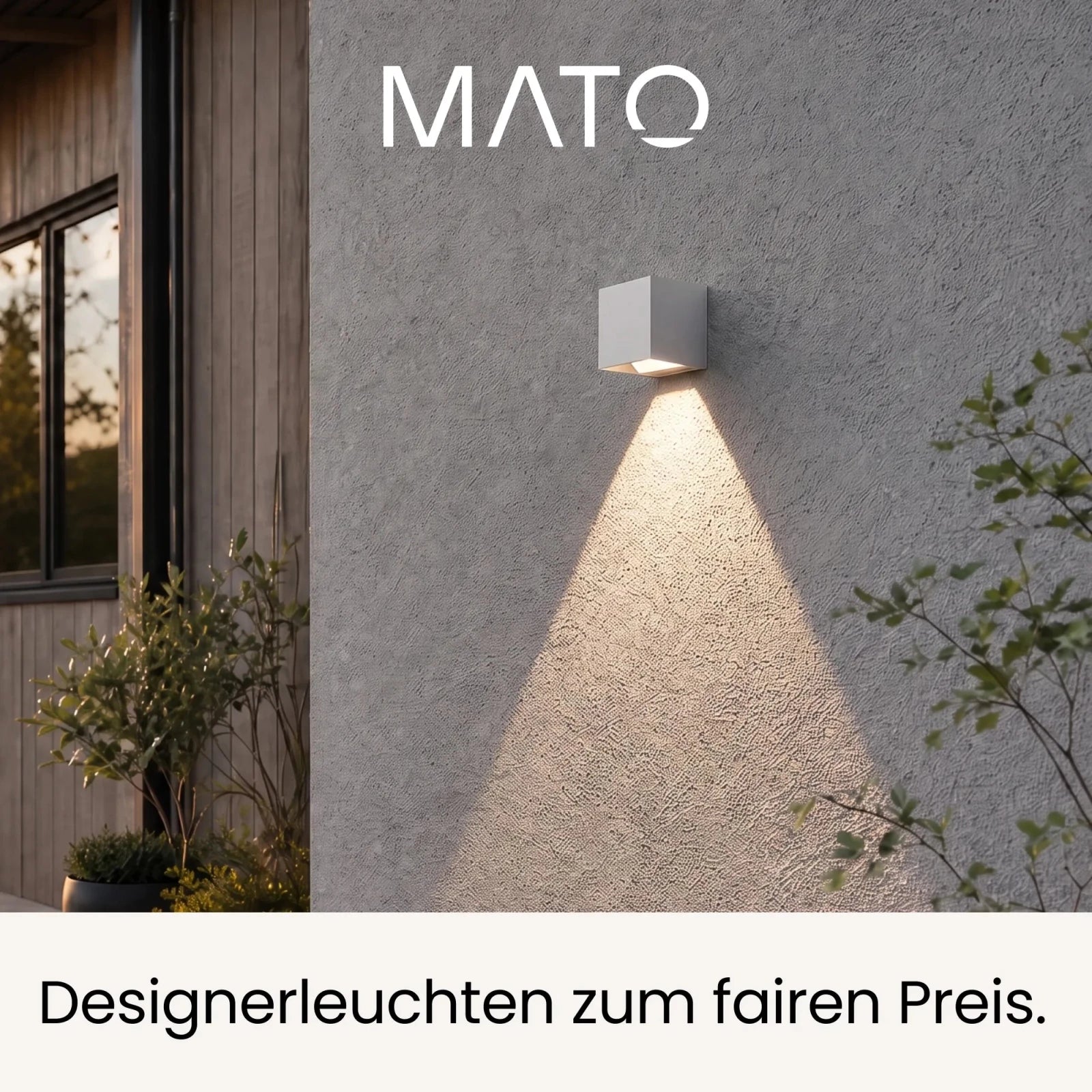Solar Wandleuchte HELIO - MATO
