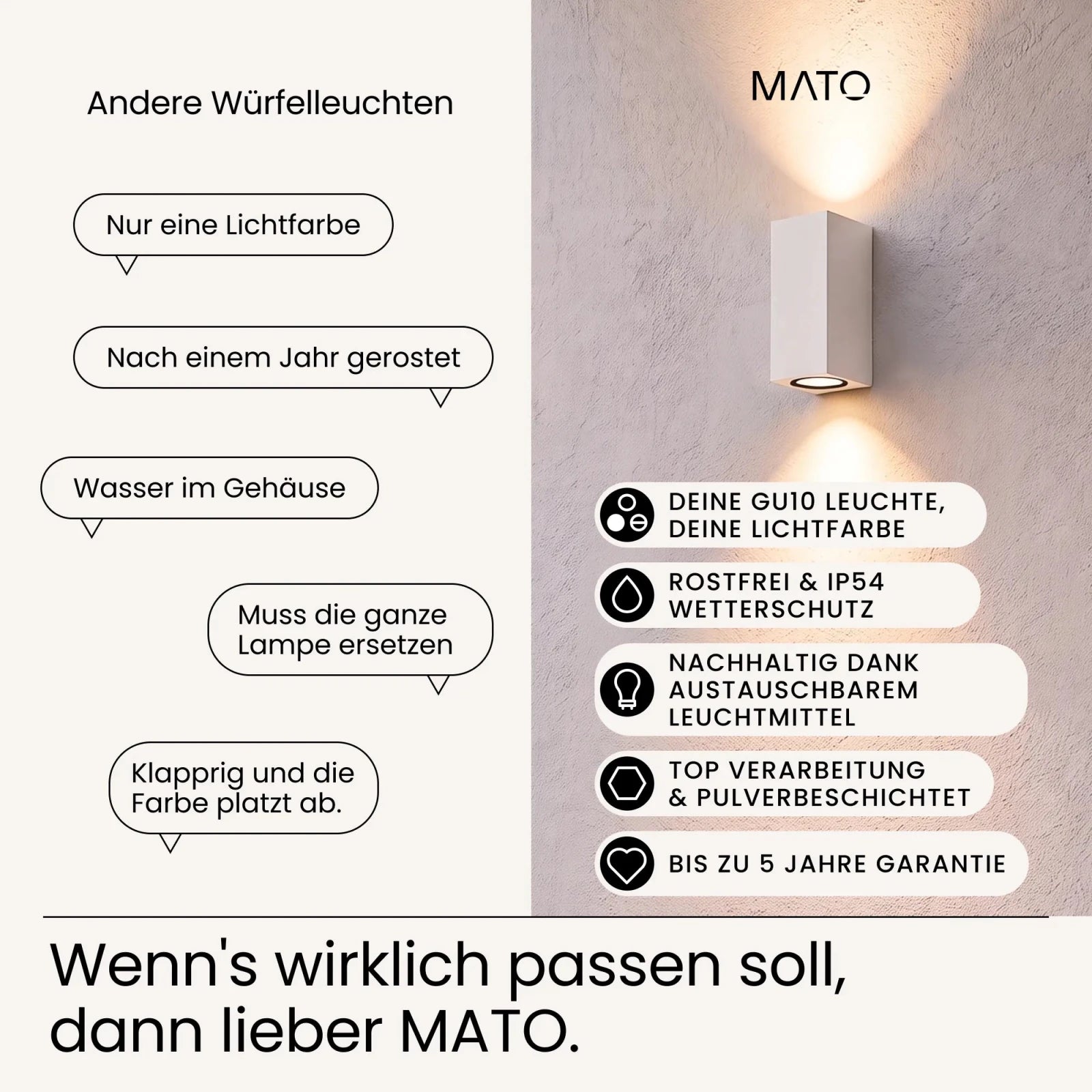 Wandleuchte GAYA DUO - MATO