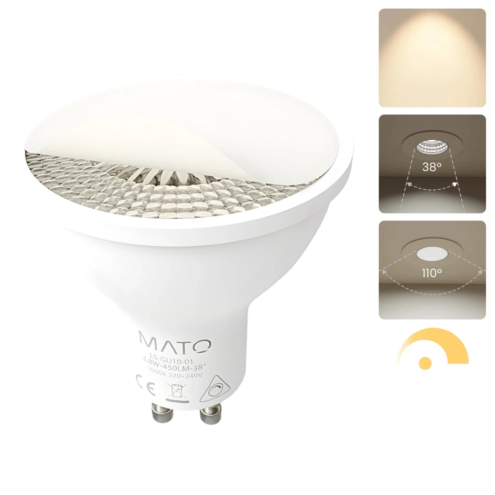 GU10 LED Leuchtmittel - MATO