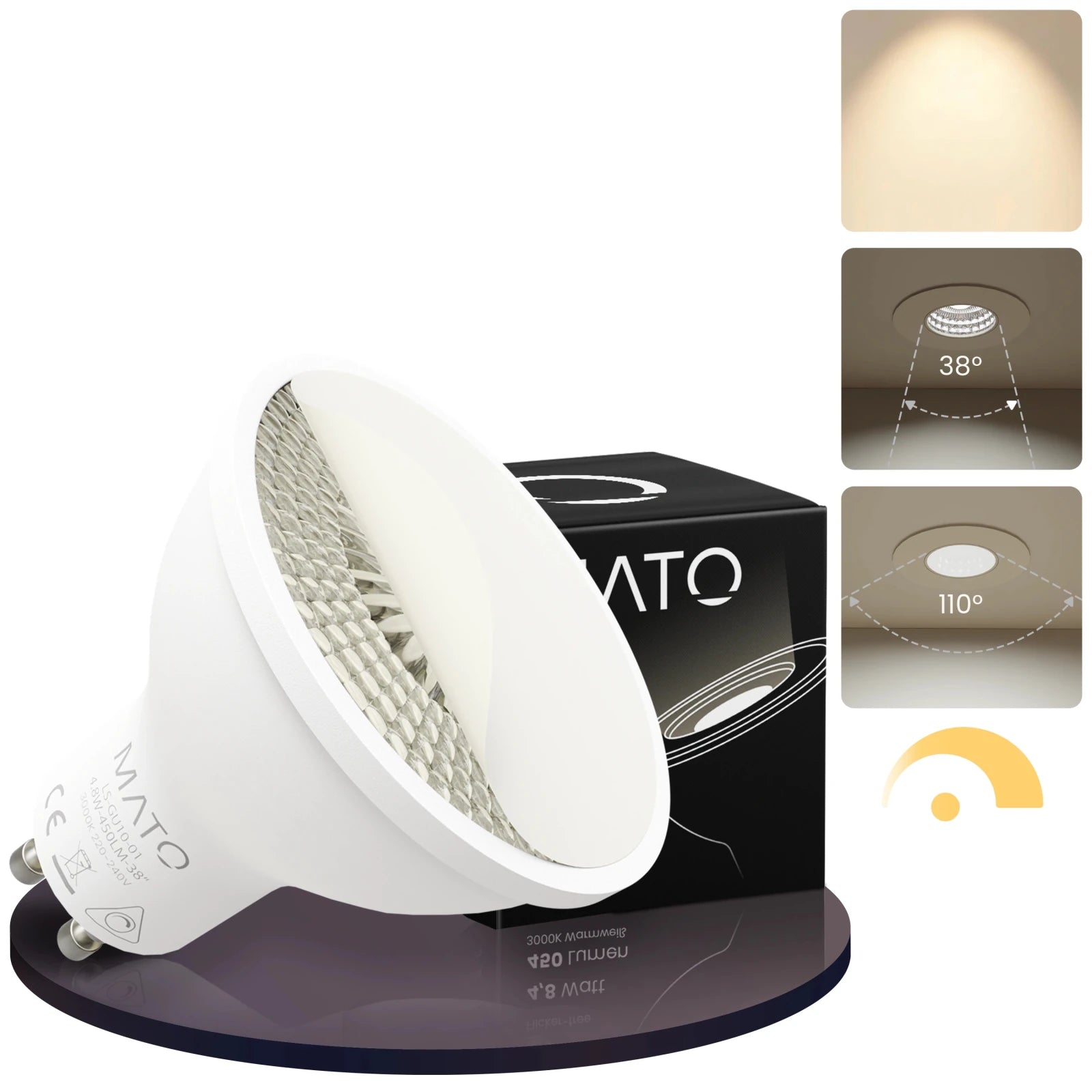 GU10 LED Leuchtmittel - MATO