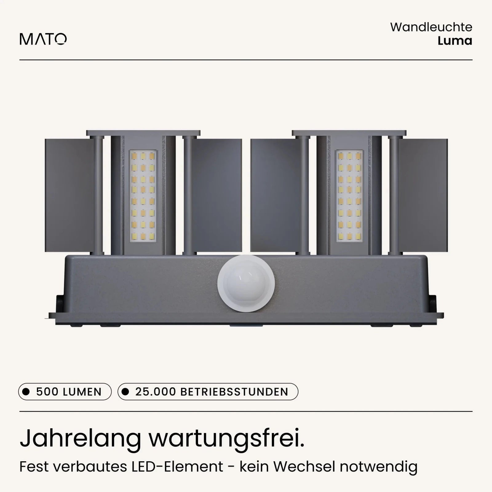 Wandleuchte LUMA-S DUO - MATO