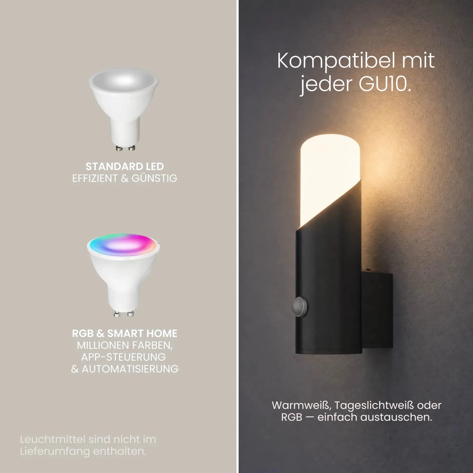 Wandleuchte LIVOR mit Sensor - MATO
