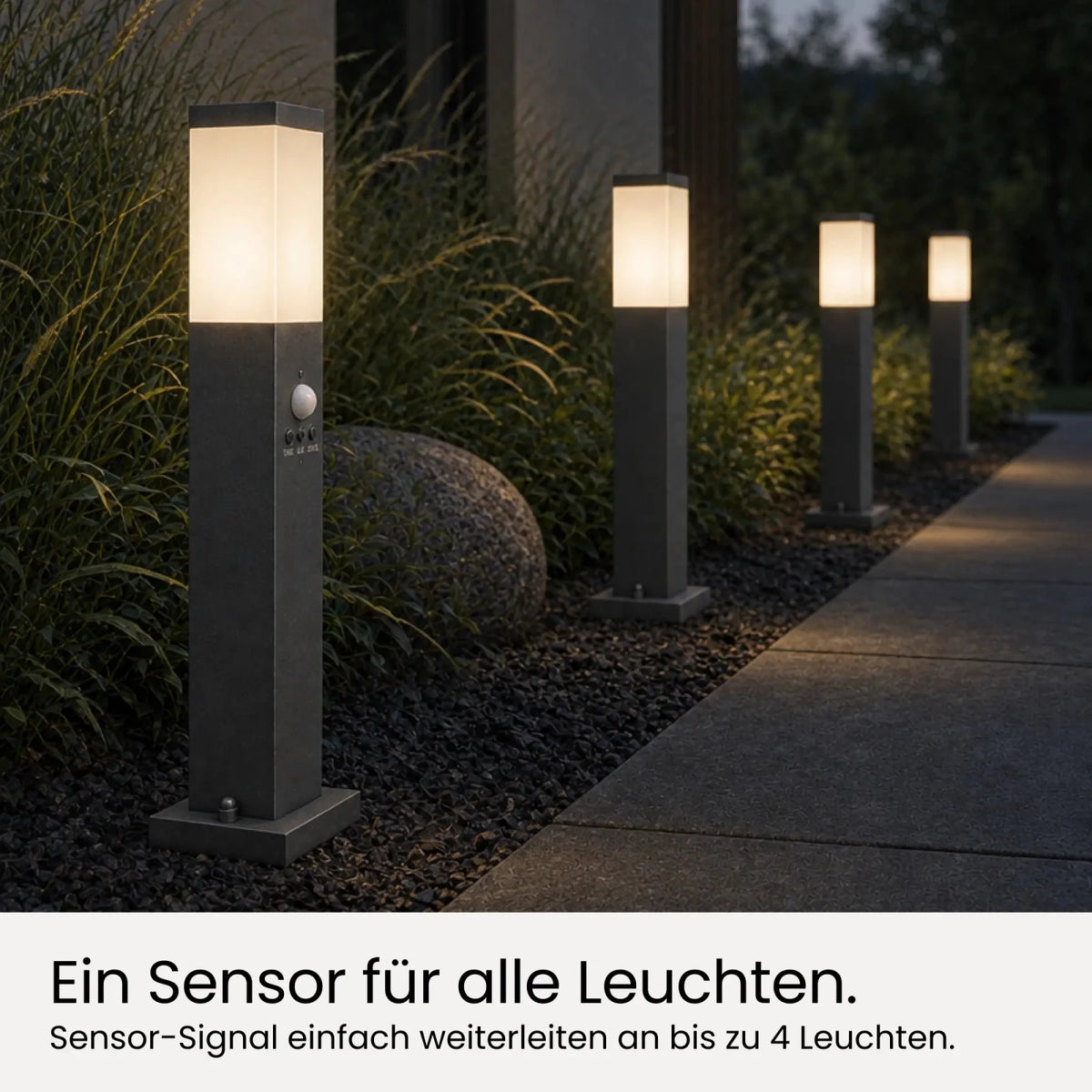 Wegeleuchte TAVO mit Sensor - MATO