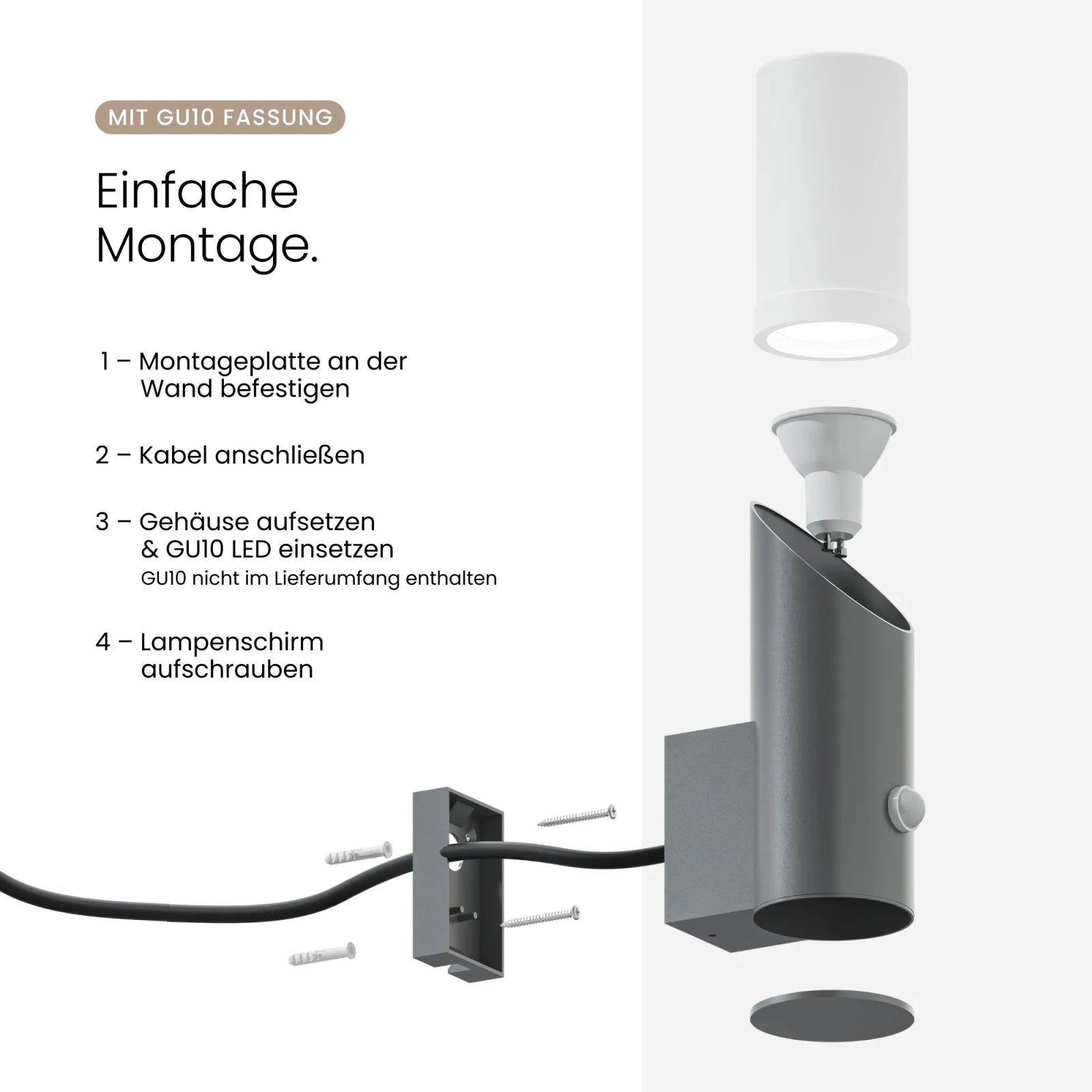 Wandleuchte LIVOR mit Sensor - MATO
