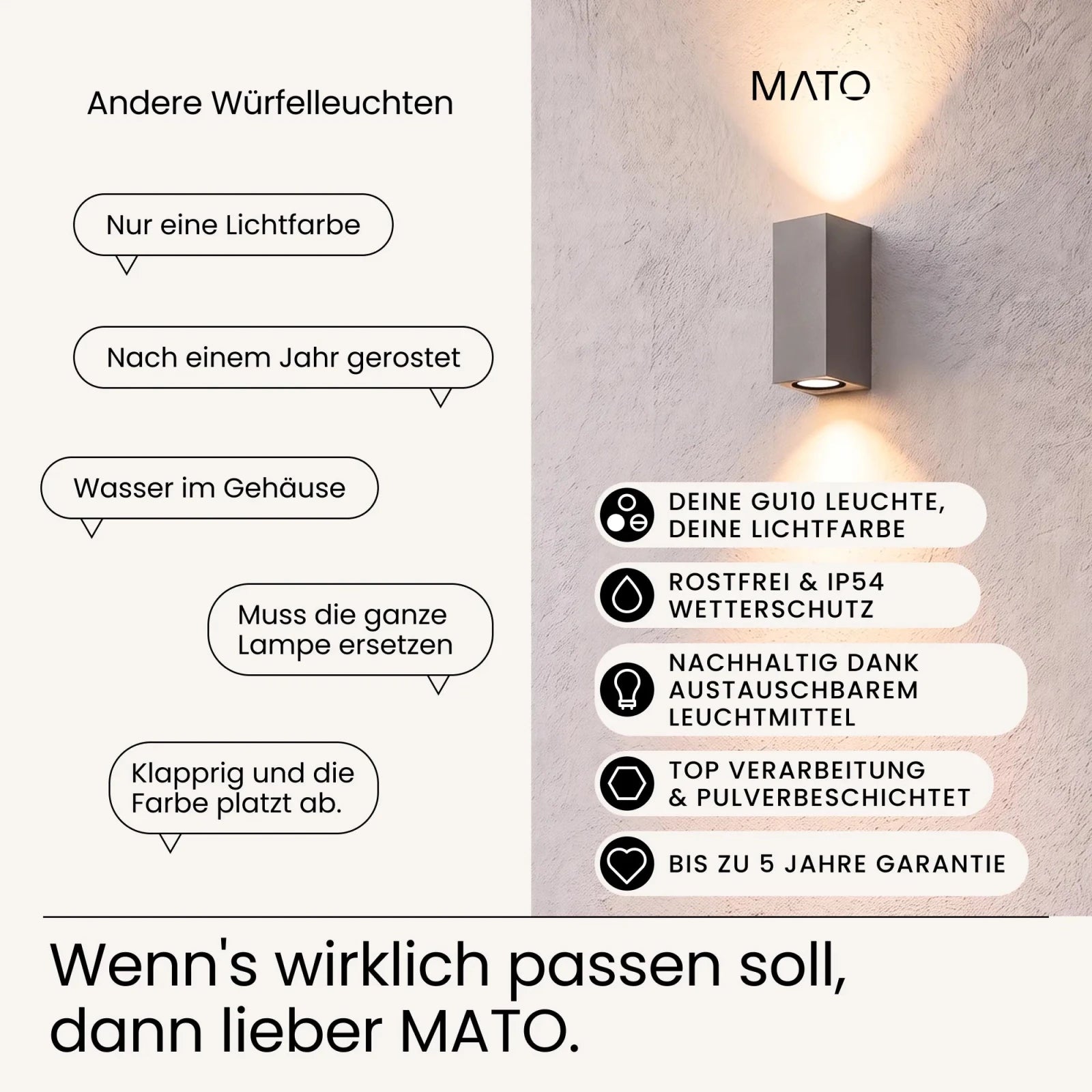 Wandleuchte GAYA DUO - MATO
