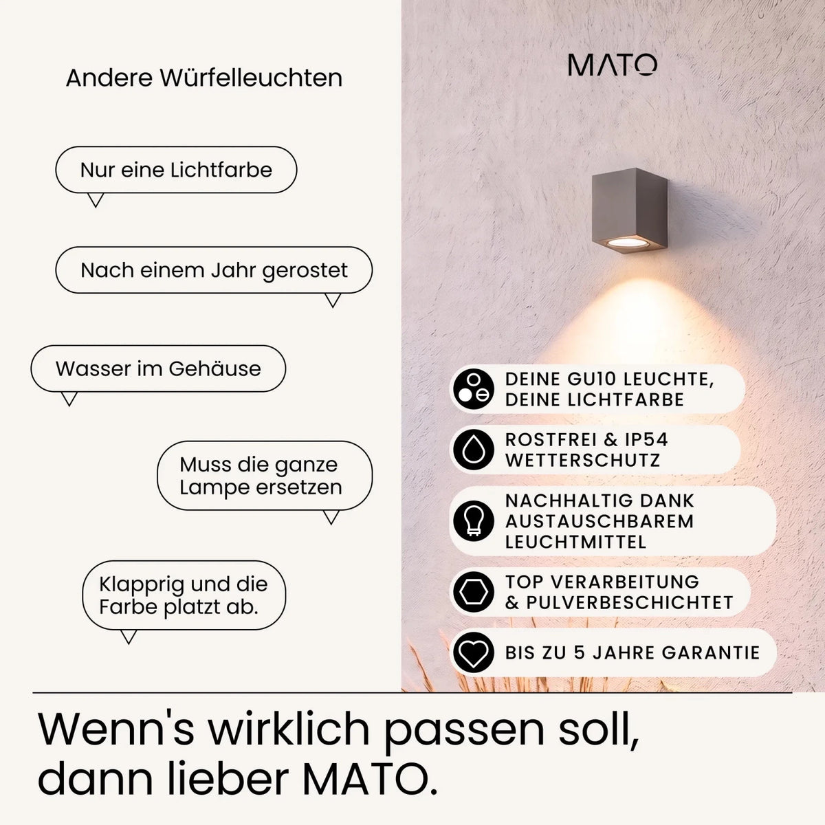 Wandleuchte GAYA - MATO