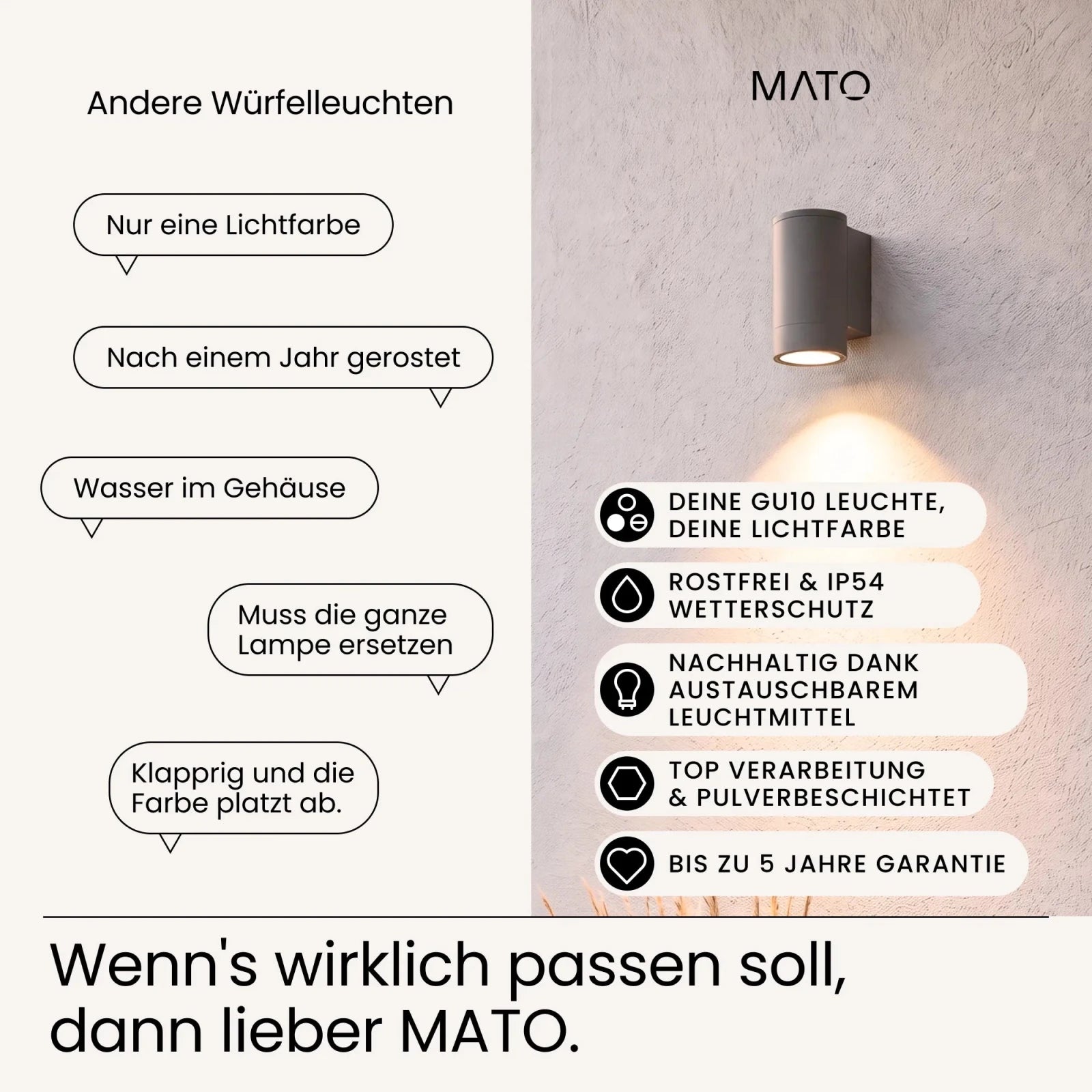 Wandleuchte ROYA - MATO