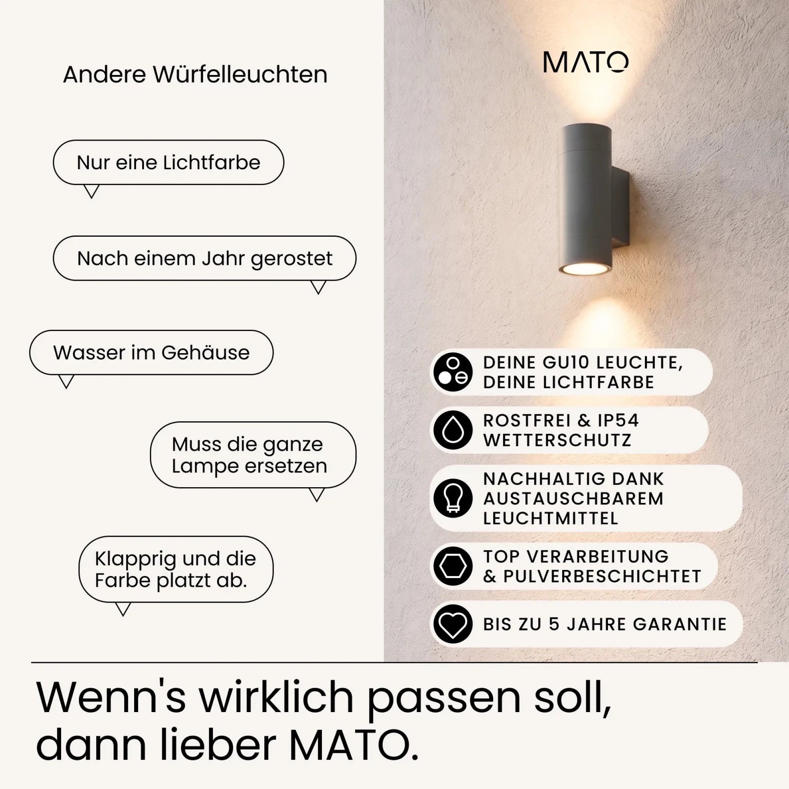 Wandleuchte ROYA DUO - MATO