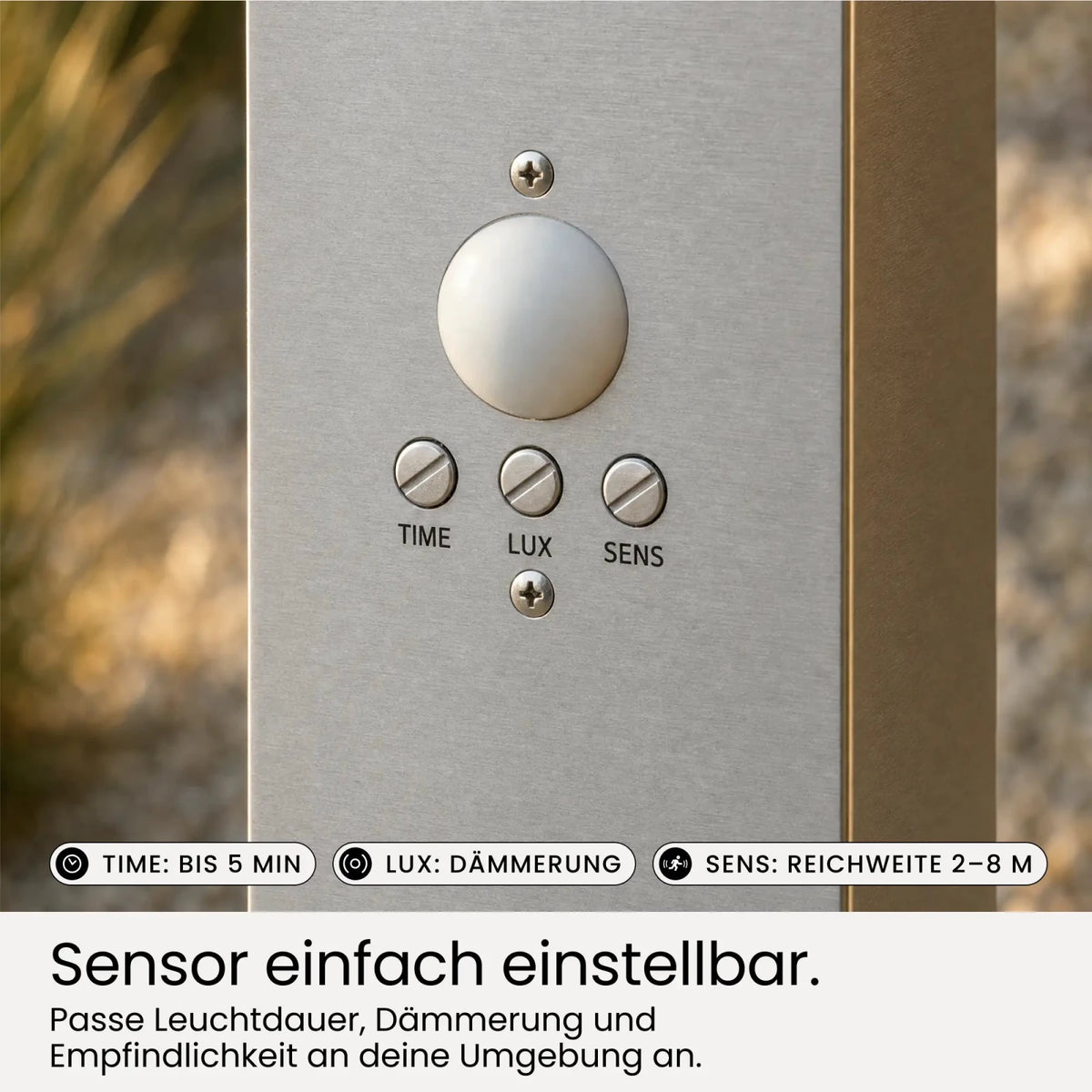 Wegeleuchte TAVO mit Sensor - MATO