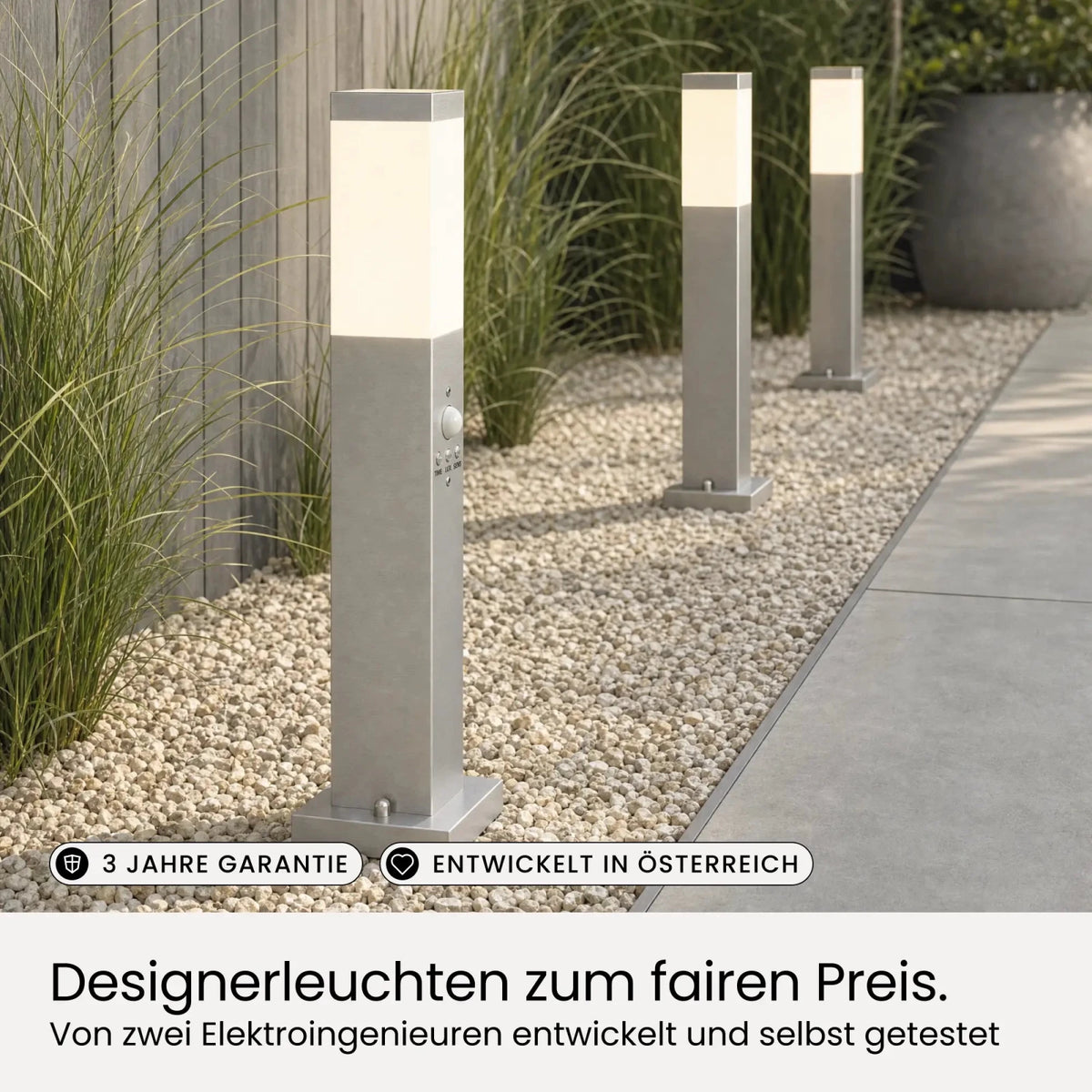 Wegeleuchte TAVO mit Sensor - MATO