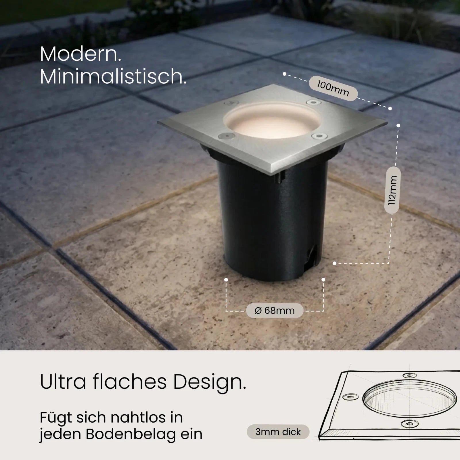 Bodeneinbaustrahler TERRA - MATO