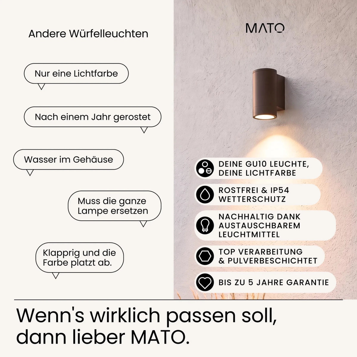 Wandleuchte ROYA - MATO