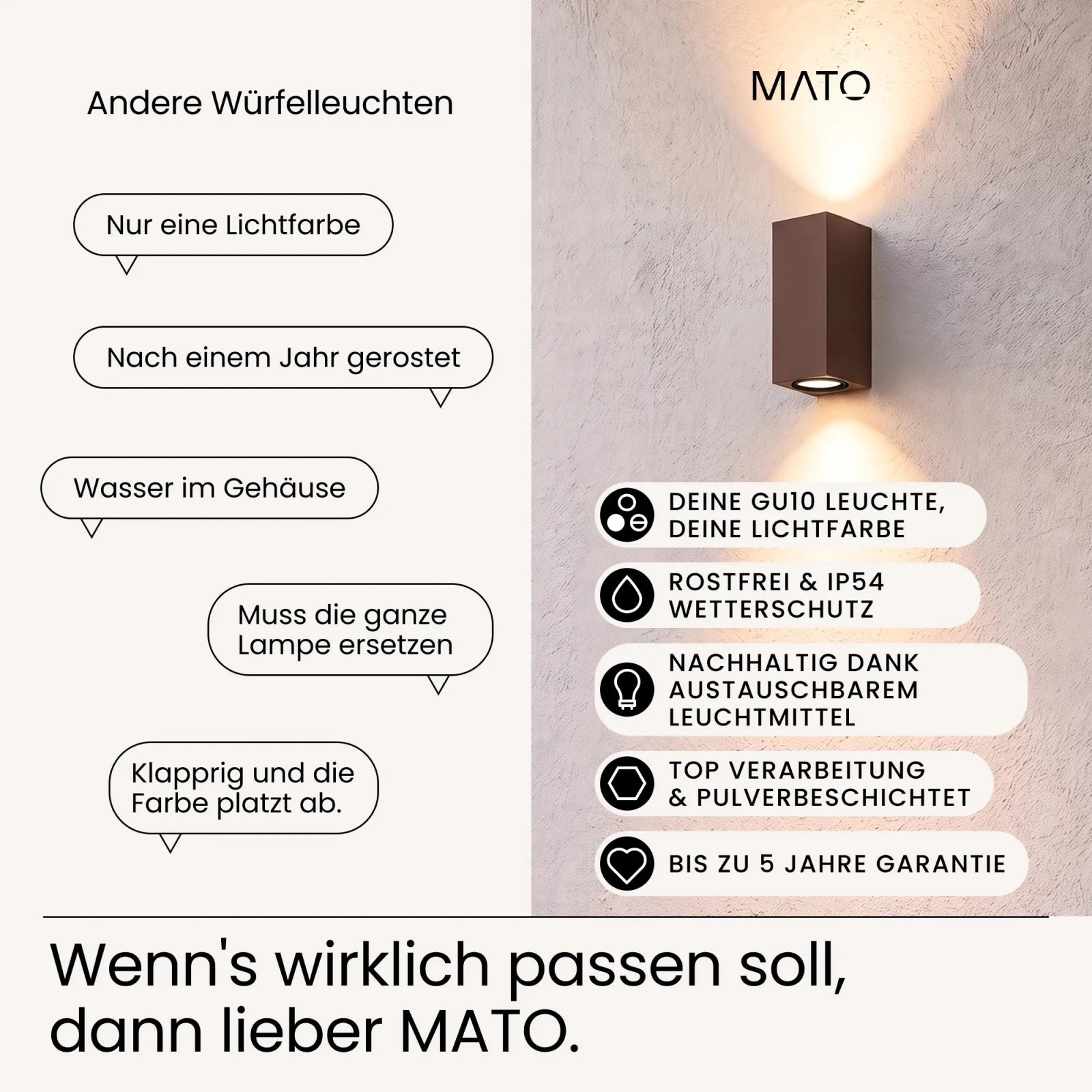 Wandleuchte GAYA DUO - MATO