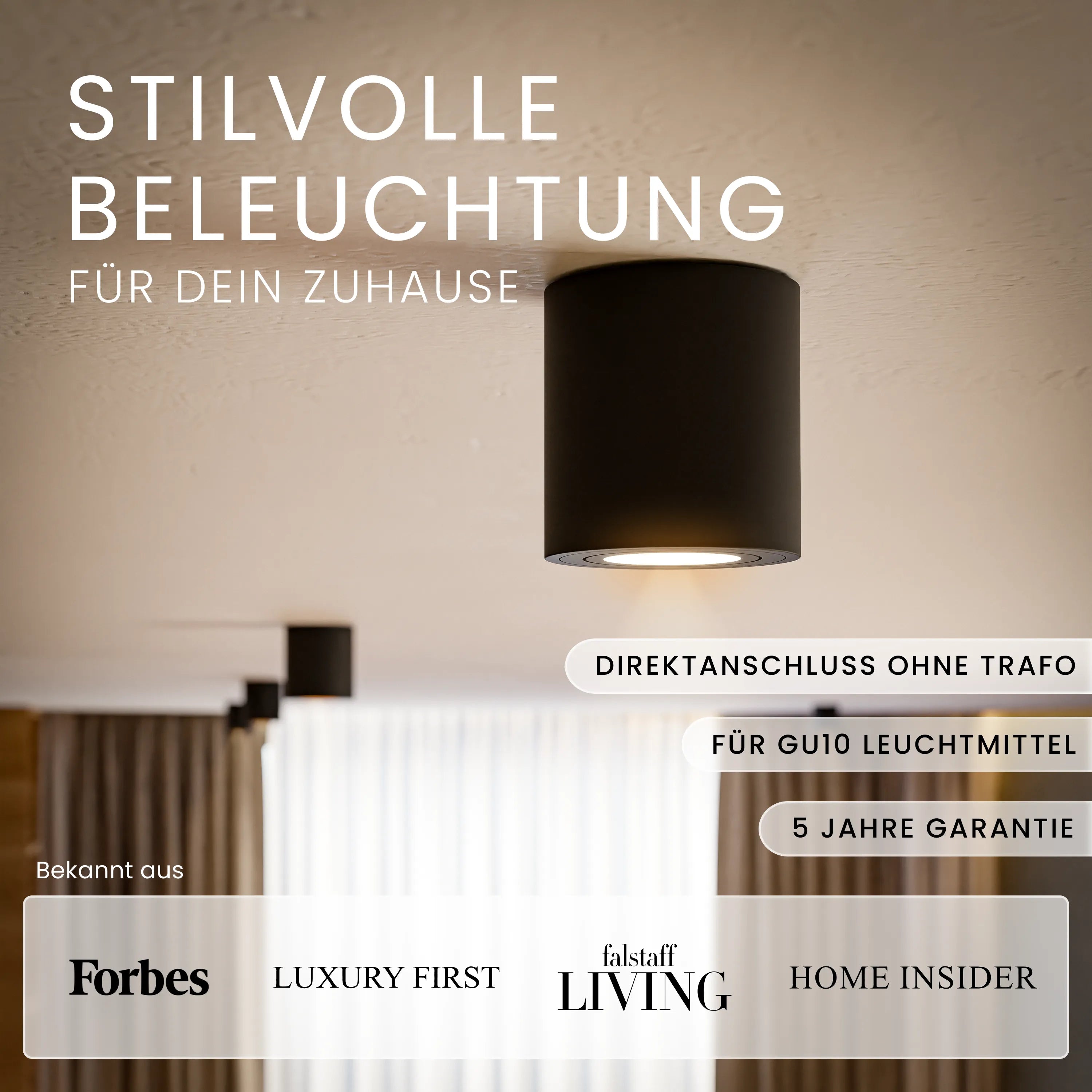 Aufbauspot VIA, GU10